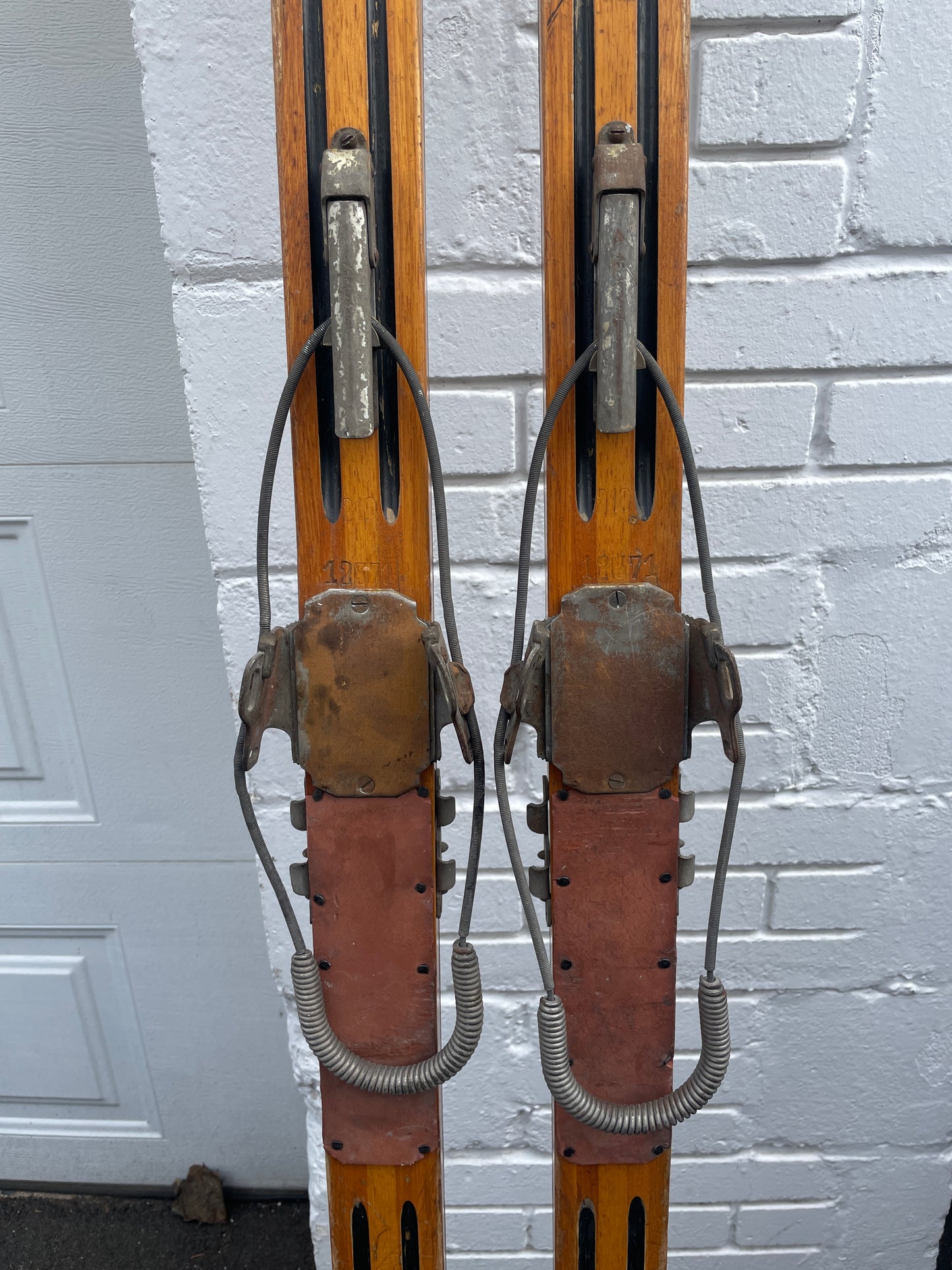 210cm Marius & Stein Eriksen Streamlines "Jet" Metal-Edge Alpine Skis - 1950s - Beautiful Original Condition!!!!