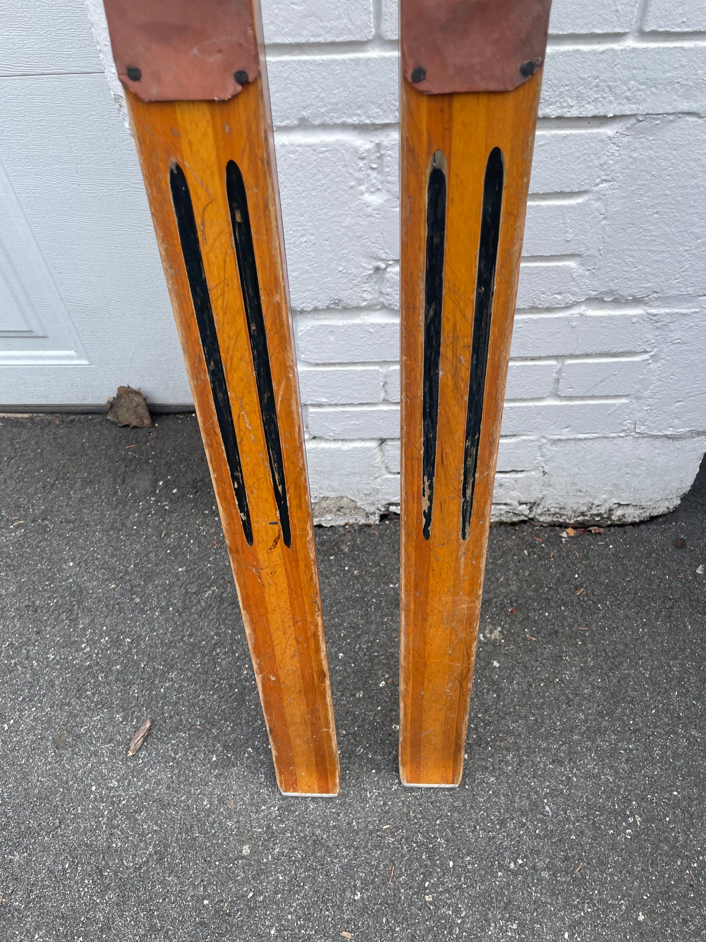210cm Marius & Stein Eriksen Streamlines "Jet" Metal-Edge Alpine Skis - 1950s - Beautiful Original Condition!!!!
