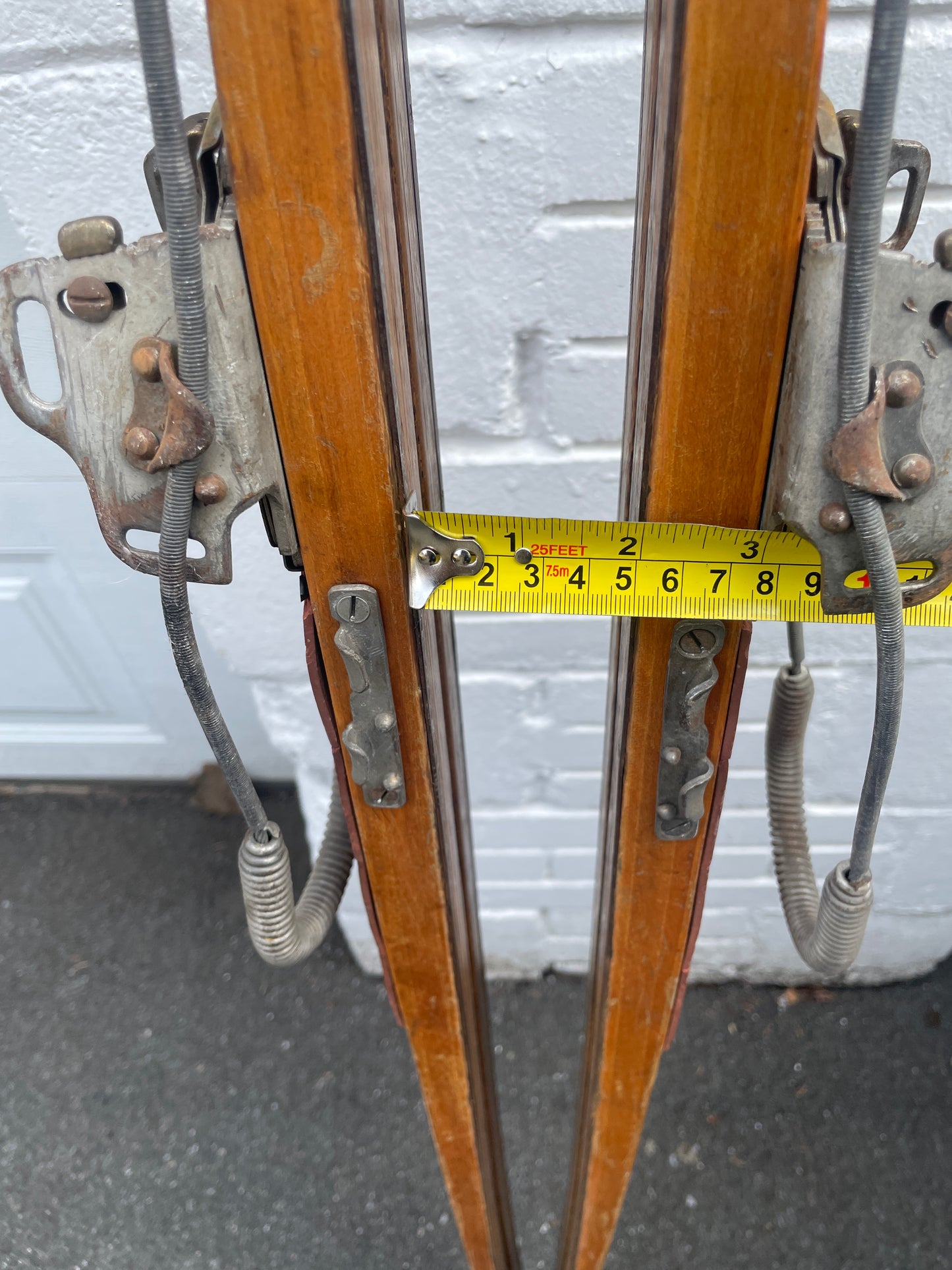 210cm Marius & Stein Eriksen Streamlines "Jet" Metal-Edge Alpine Skis - 1950s - Beautiful Original Condition!!!!