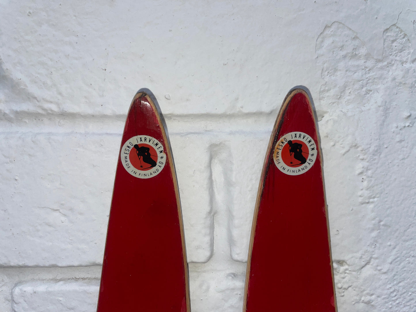 215cm Esko Järvinen Wood Cross-Country Racing Skis - Beauty on the Cheap!!!