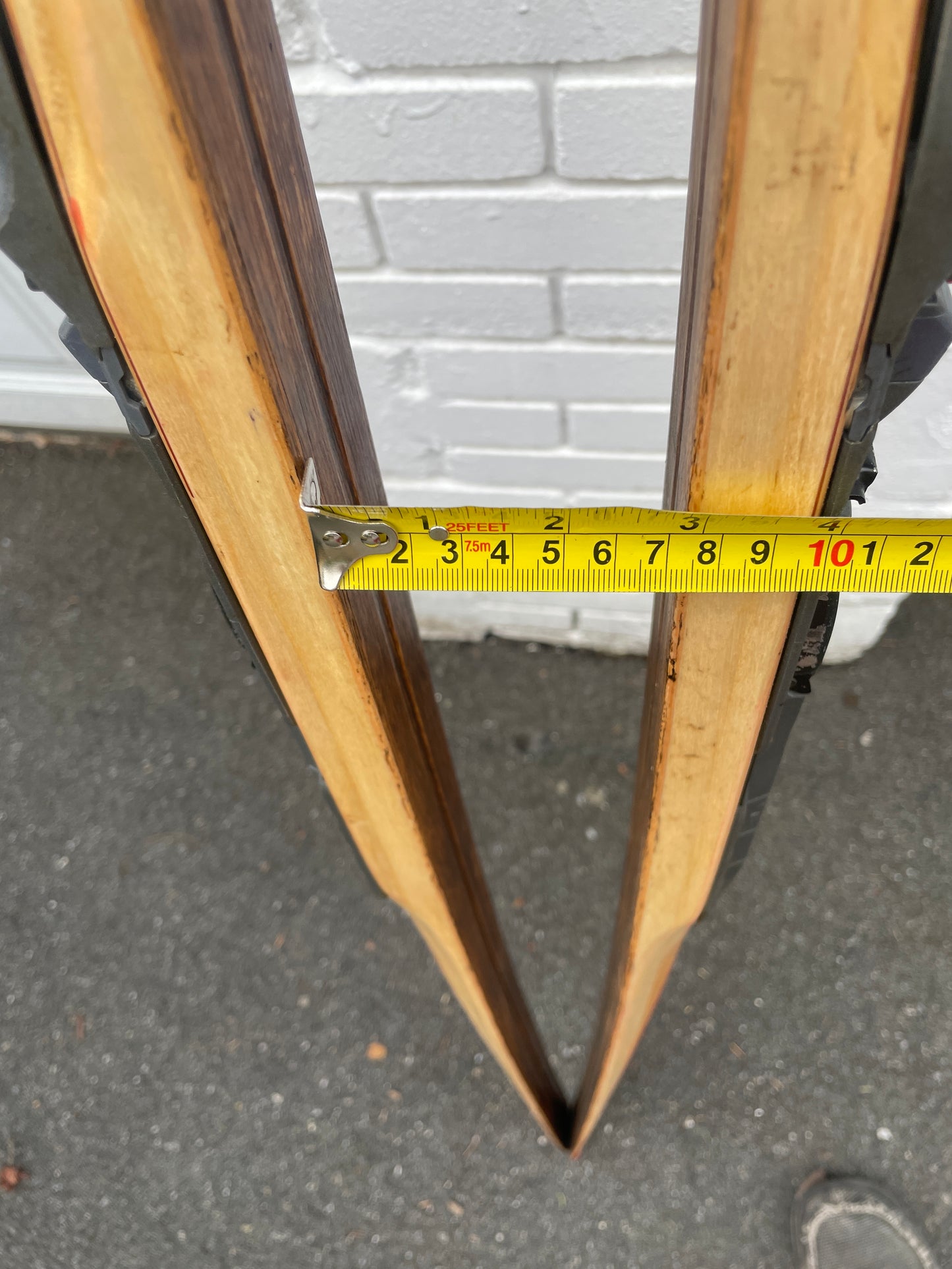 215cm Esko Järvinen Wood Cross-Country Racing Skis - Beauty on the Cheap!!!