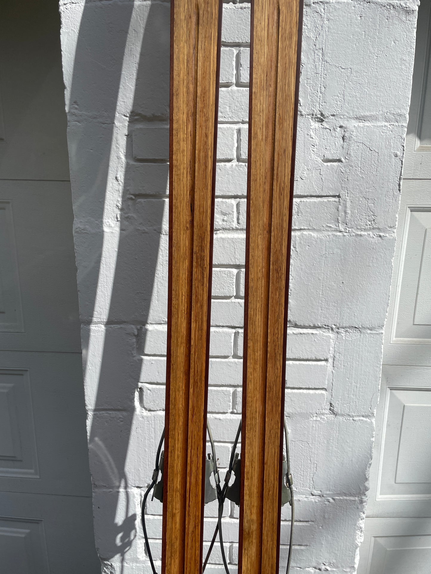 210cm Askjem "Elite" Fjellski Wood Cross-Country Mountain Skis - 1960s