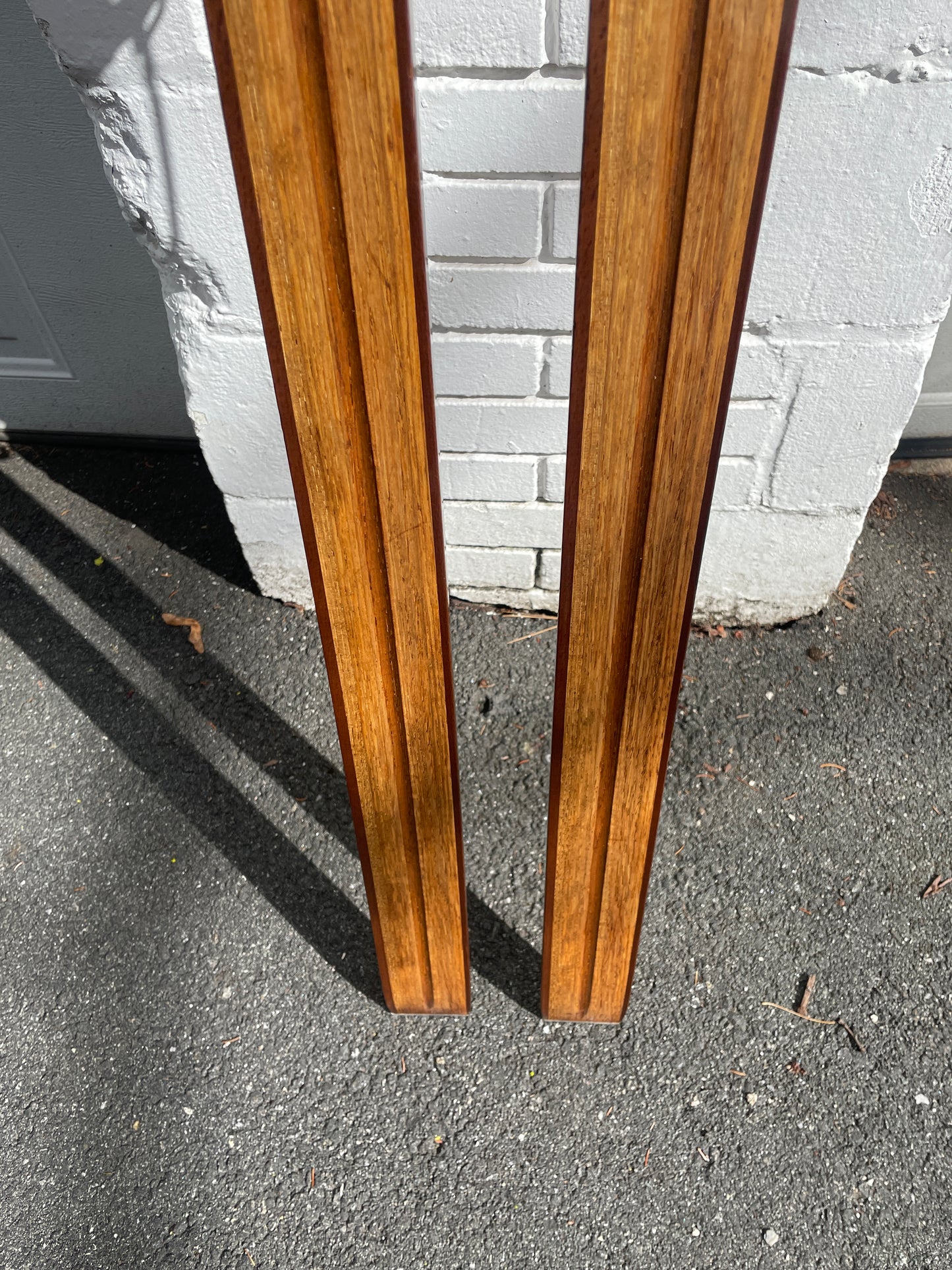 210cm Askjem "Elite" Fjellski Wood Cross-Country Mountain Skis - 1960s
