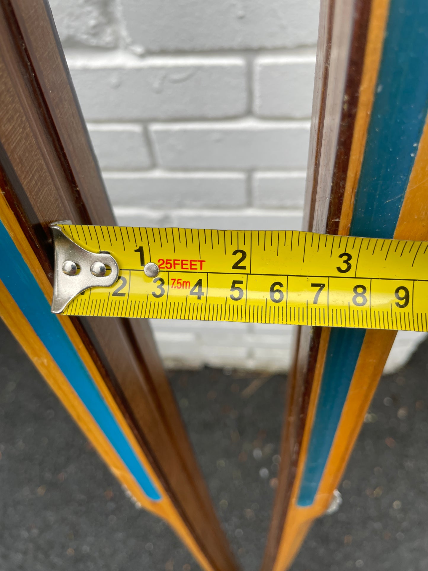 BARGAIN BIN!!! - 210cm Blå-Skia Wood Nordic Racing Skis - Low-Maintenance Base - You CAN Afford the Best!!! (not matching but who cares)