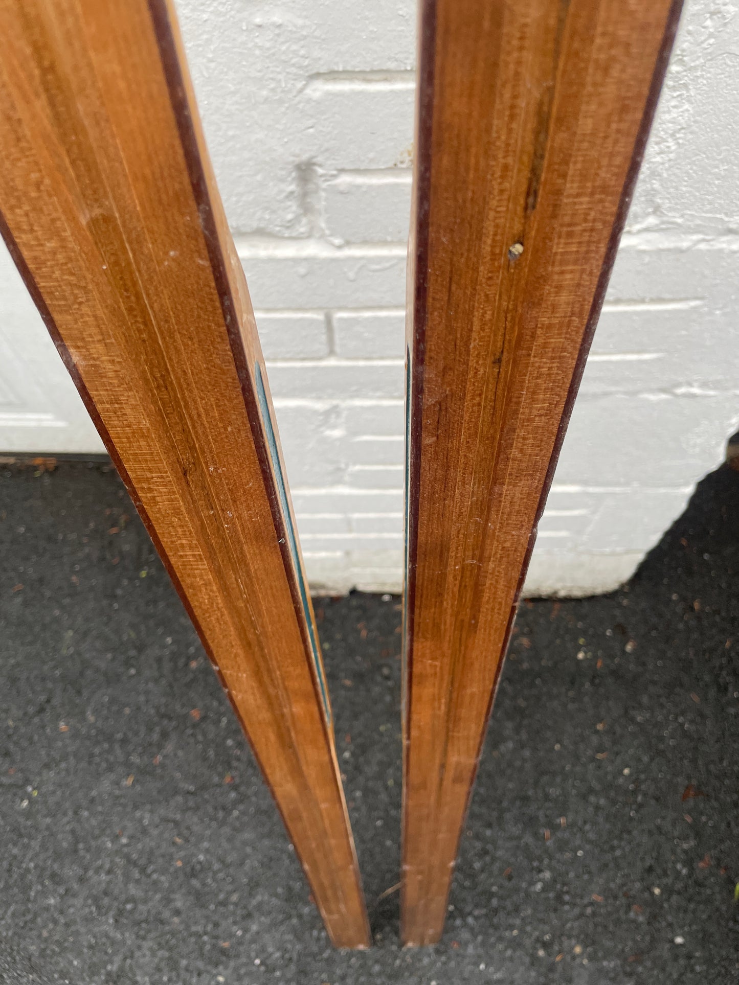 BARGAIN BIN!!! - 215cm Blå-Skia Wood Nordic Racing Skis - Treplast Såle - Racing Pedigree!!!