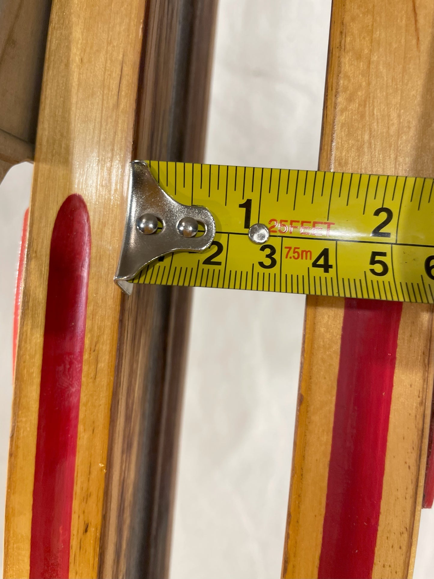 205cm Skilom Model 145 Vintage Wood Cross-Country Racing Skis - RARE