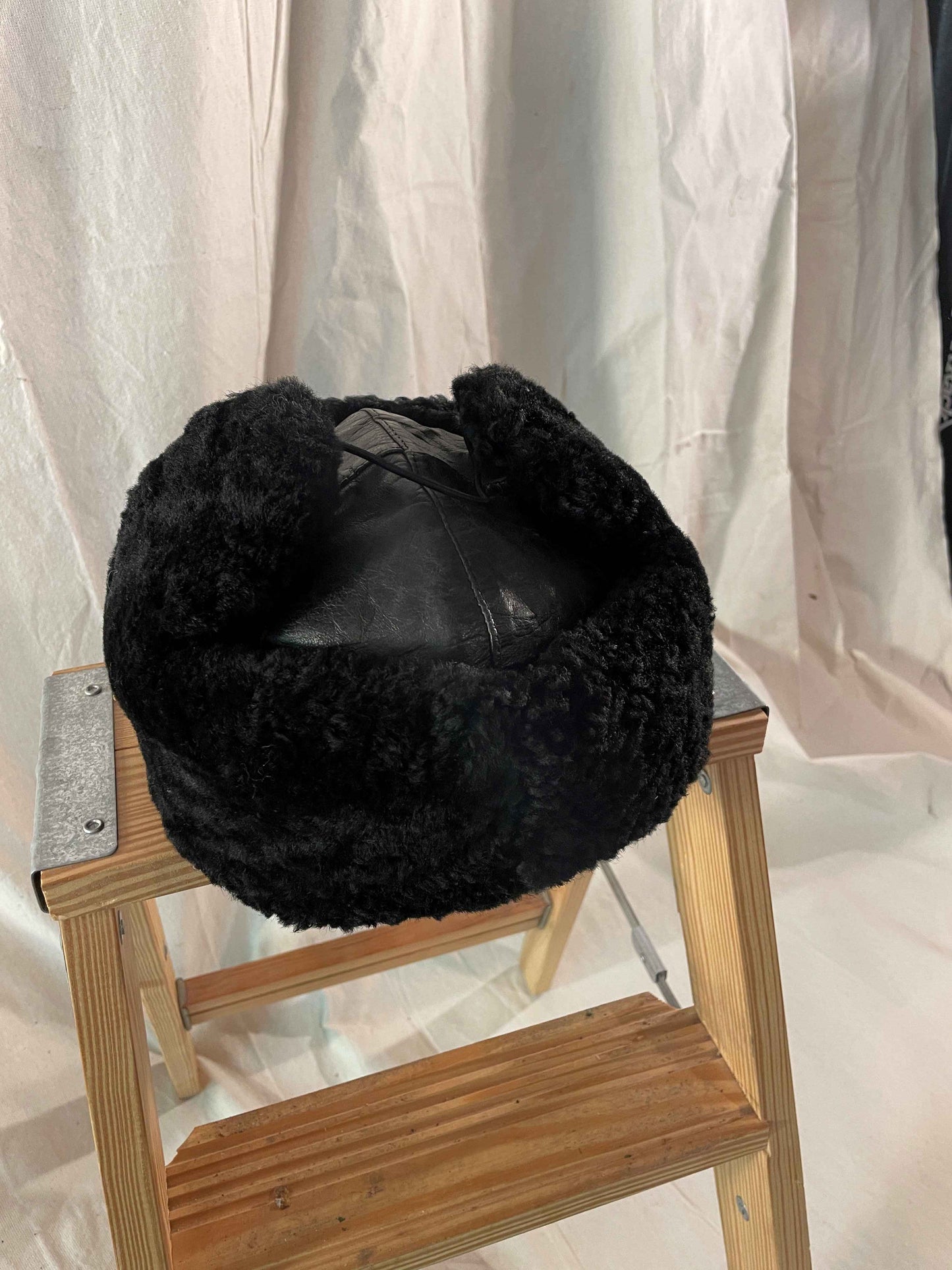 Authentic Finnish "Ushanka" Leather Winter Hat - Vega/Tampere FI