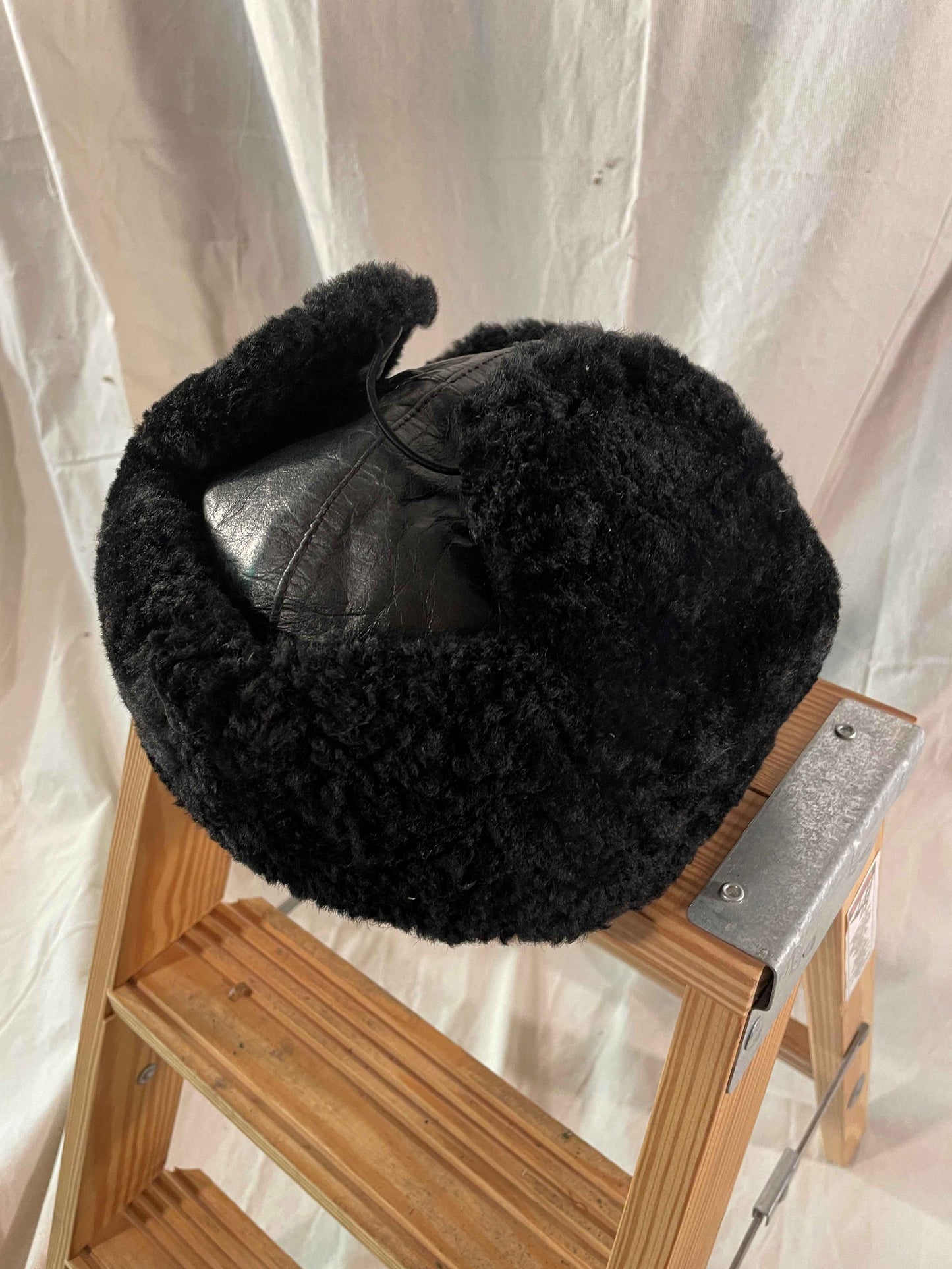 Authentic Finnish "Ushanka" Leather Winter Hat - Vega/Tampere FI
