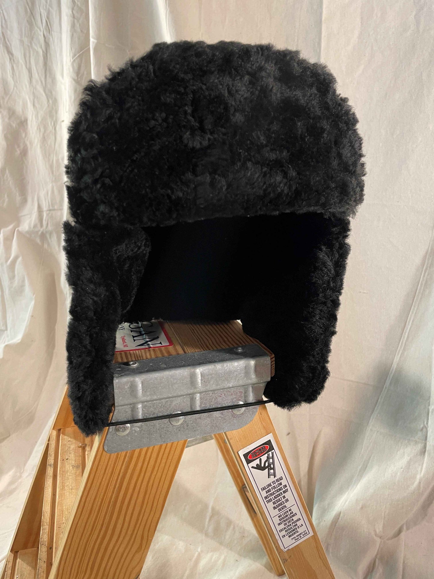 Authentic Finnish "Ushanka" Leather Winter Hat - Vega/Tampere FI
