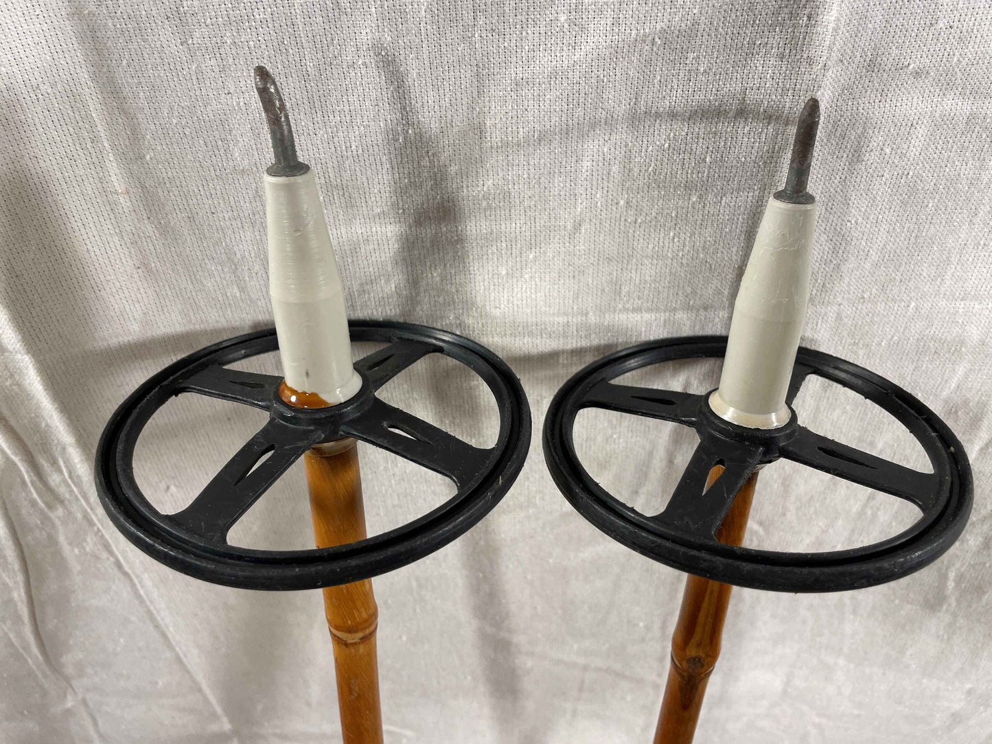 135cm Liljedahl Bamboo Cross-Country Ski Poles - Late 1960s