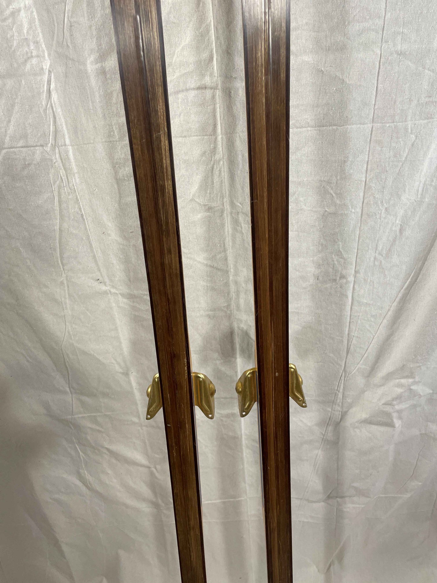 210cm Blå-Skia Wood Nordic Racing Skis - Low-Maintenance Base - Completely Restored - Ready for Snow!