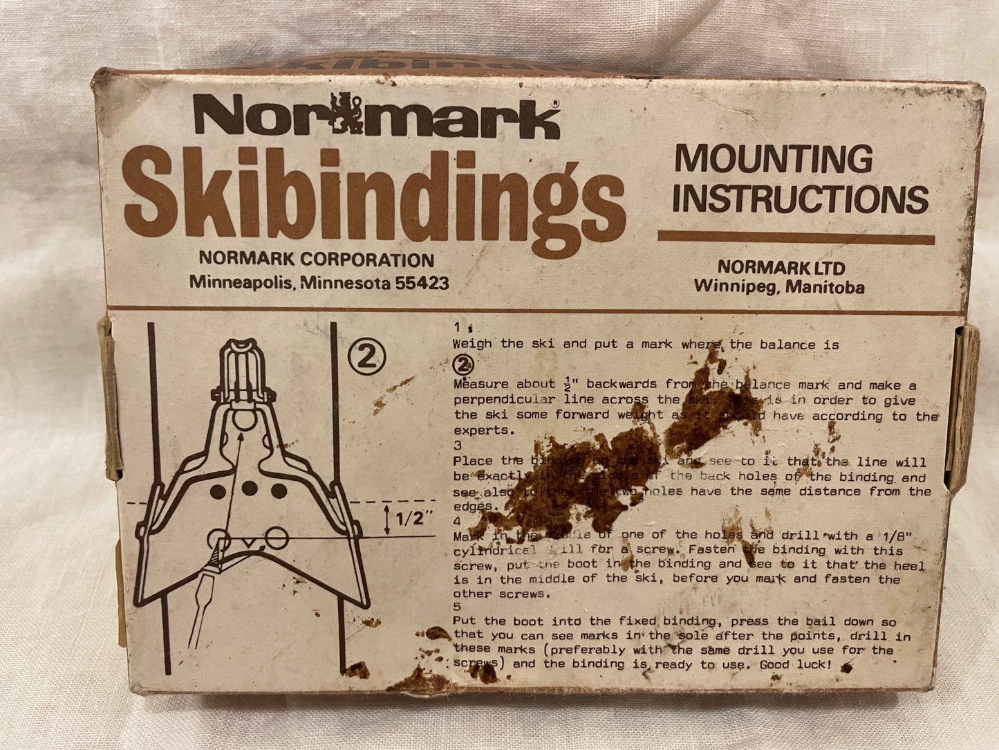 Normark 75mm Vintage Cross-Country Ski Bindings - Made in Sweden