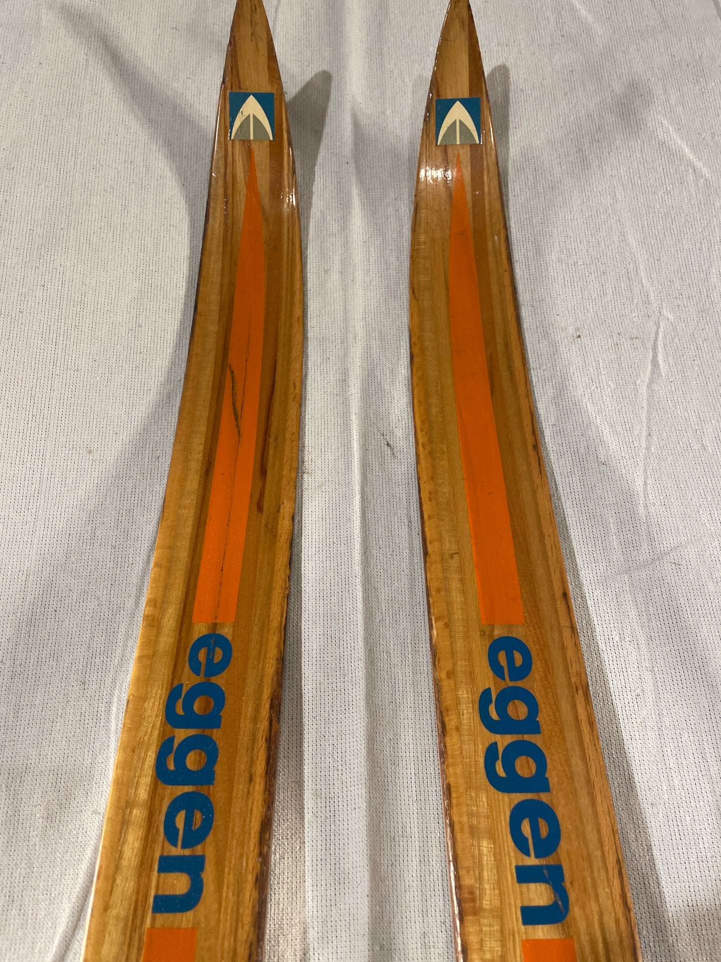 BARGAIN BIN!!! - 215cm Eggen 1970s Wood Cross-Country Racing Skis - Priced to Sell!!!