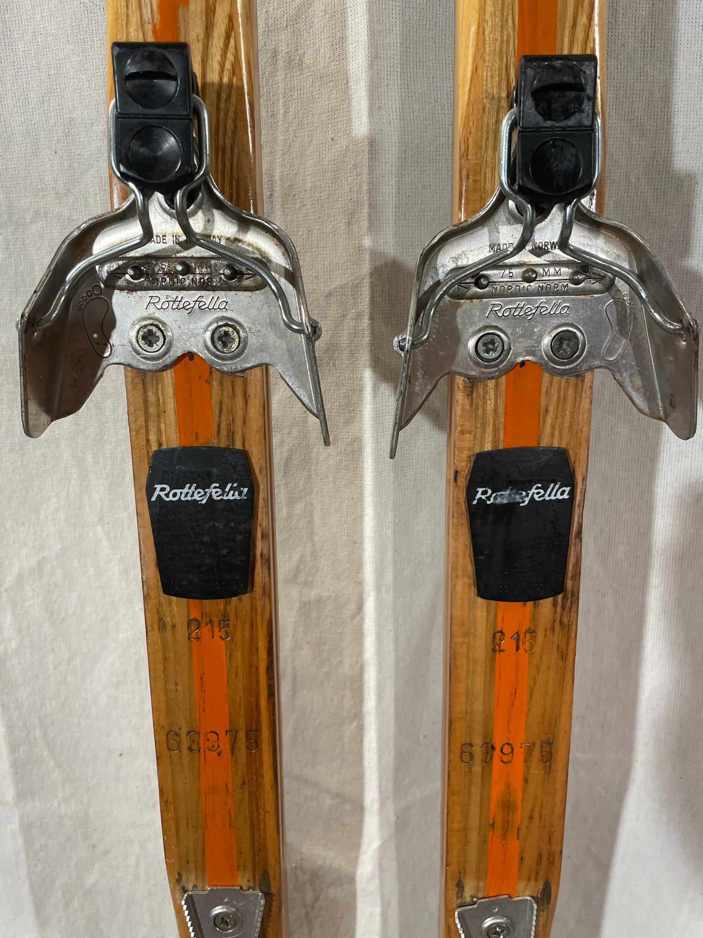 BARGAIN BIN!!! - 215cm Eggen 1970s Wood Cross-Country Racing Skis - Priced to Sell!!!