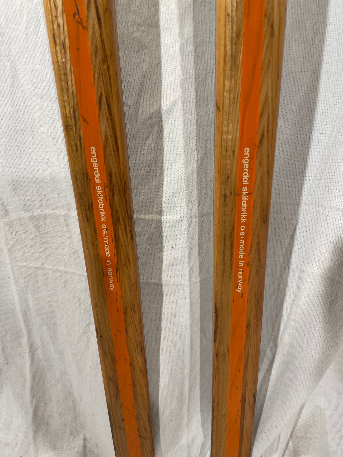 BARGAIN BIN!!! - 215cm Eggen 1970s Wood Cross-Country Racing Skis - Priced to Sell!!!