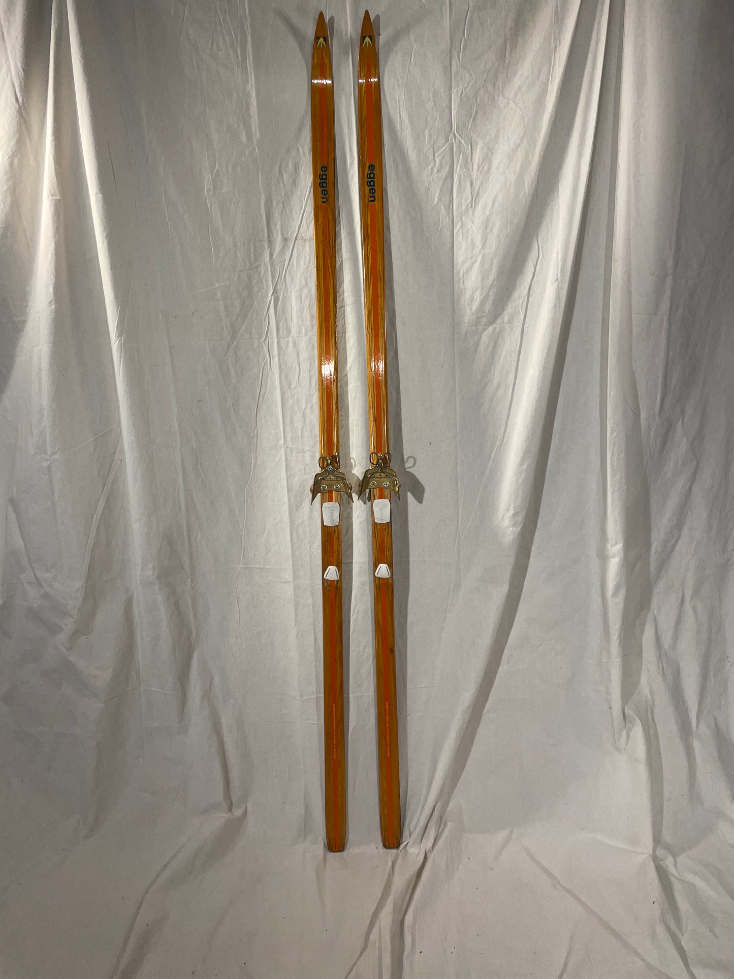 BARGAIN BIN!!! - 205cm Eggen 1970s "Type 2" Wood Cross-Country Racing Skis - Affordable SPEED!!!