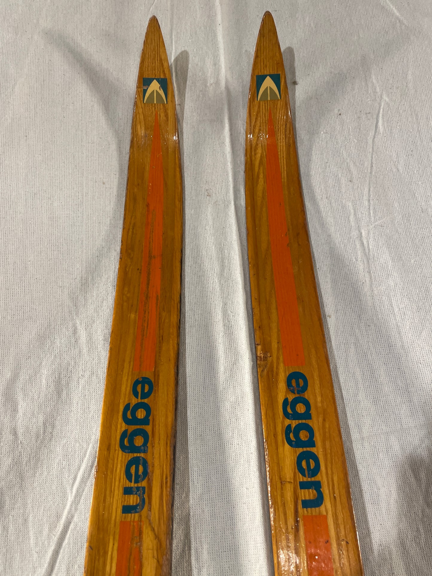 BARGAIN BIN!!! - 205cm Eggen 1970s "Type 2" Wood Cross-Country Racing Skis - Affordable SPEED!!!
