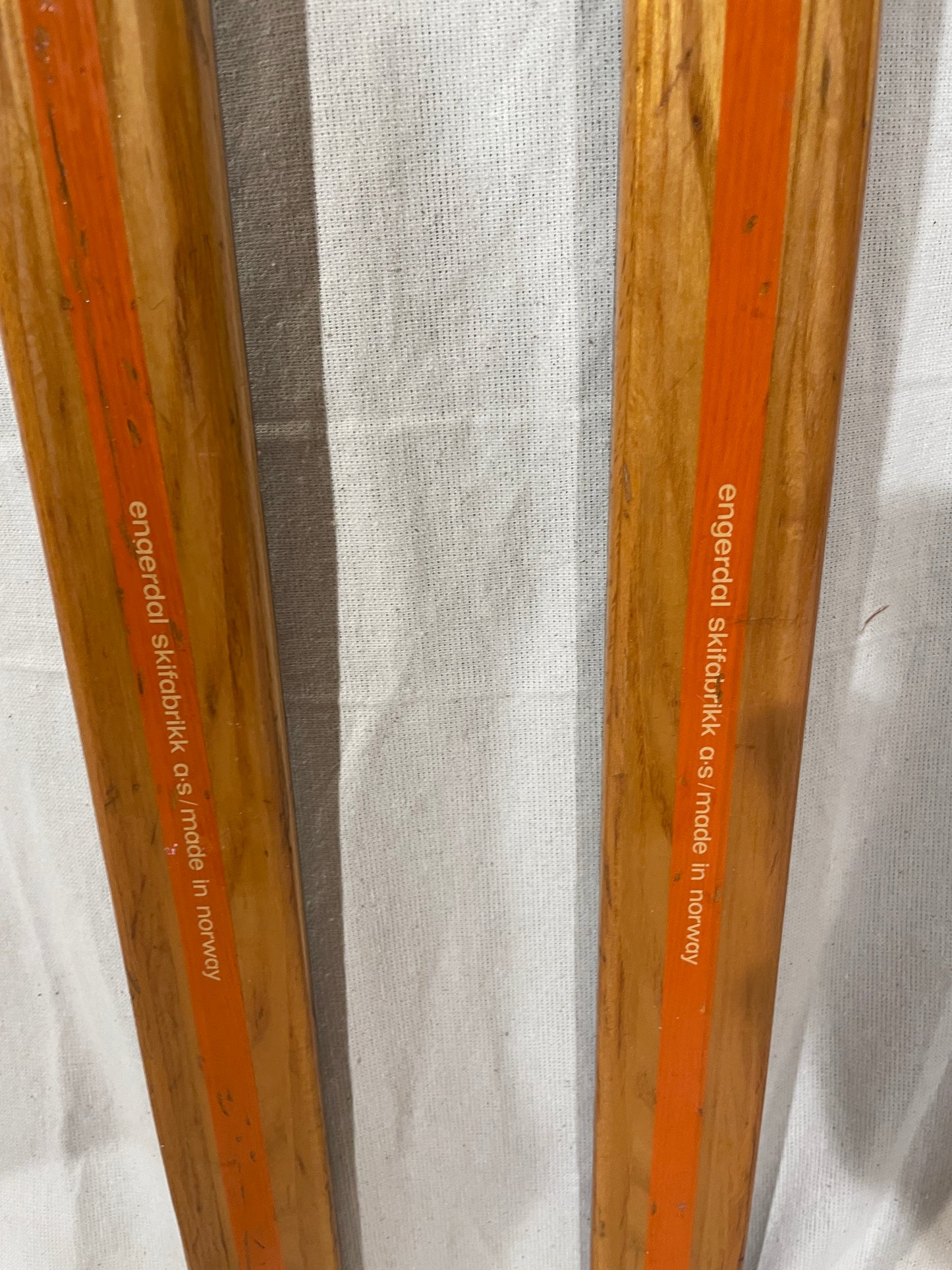 BARGAIN BIN!!! - 205cm Eggen 1970s "Type 2" Wood Cross-Country Racing Skis - Affordable SPEED!!!
