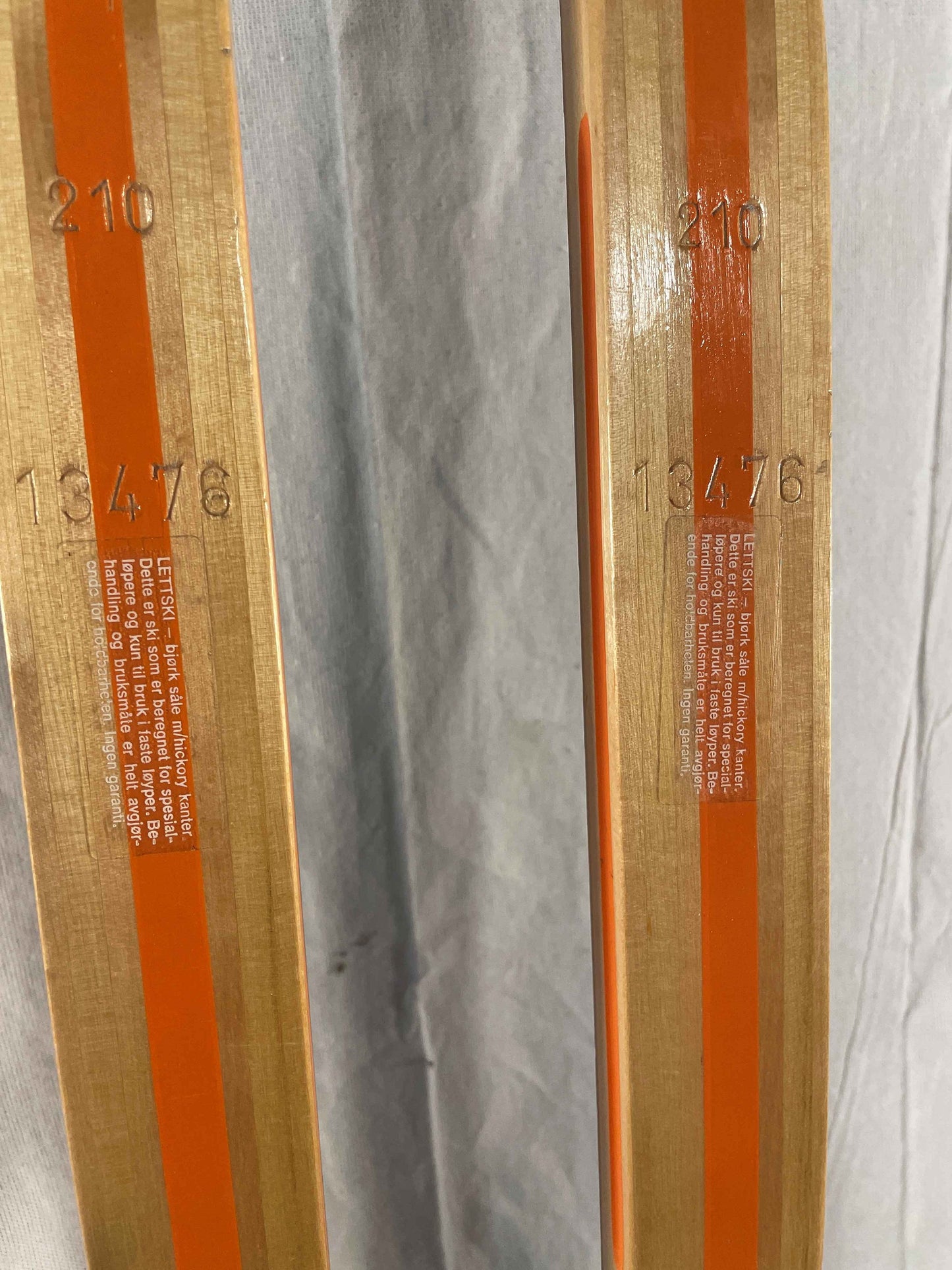 210cm Eggen Vintage Cross-Country Racing Skis - NOS - NEVER USED! Rare Birch Base - FREE SHIPPING IN USA