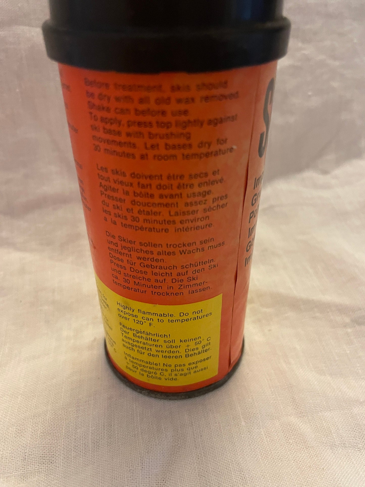 Swix Air-Dry Pine Tar for Wood Skis - Full Can with "No Mess" Applicator!