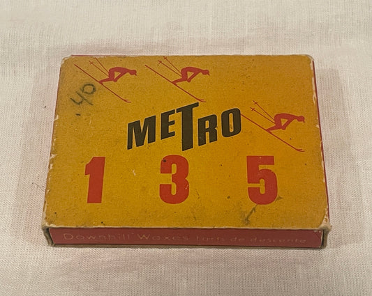 ToKo/Metro Alpine Glide Wax - Tobler & Co, Switzerland - 1950s - RARE!!!!