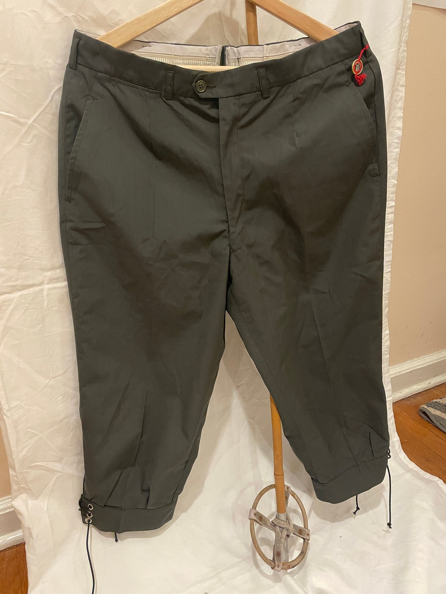 Size 32 - Cross-Country Skiing Knicker Pants - Norwegian Grey - Lightweight w/ Silicone Coating!