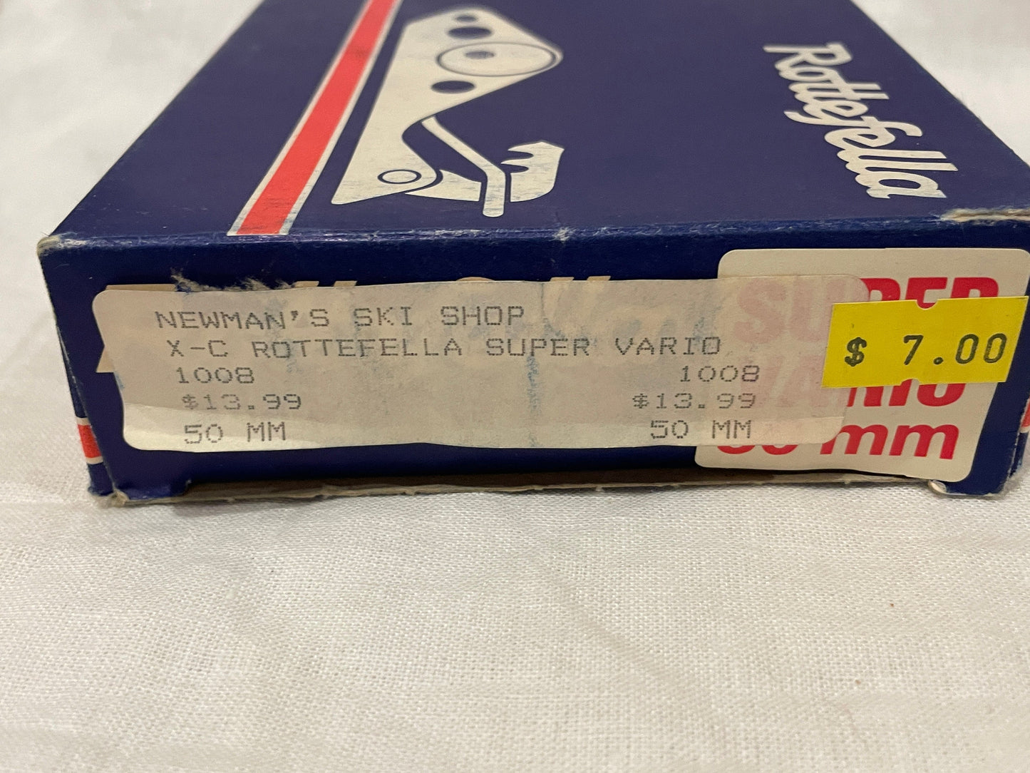 Rottefella "Super Vario" 50mm Cross-Country Ski Binding w/ Spiky Heel Plates - NOS - 80s Classic!!