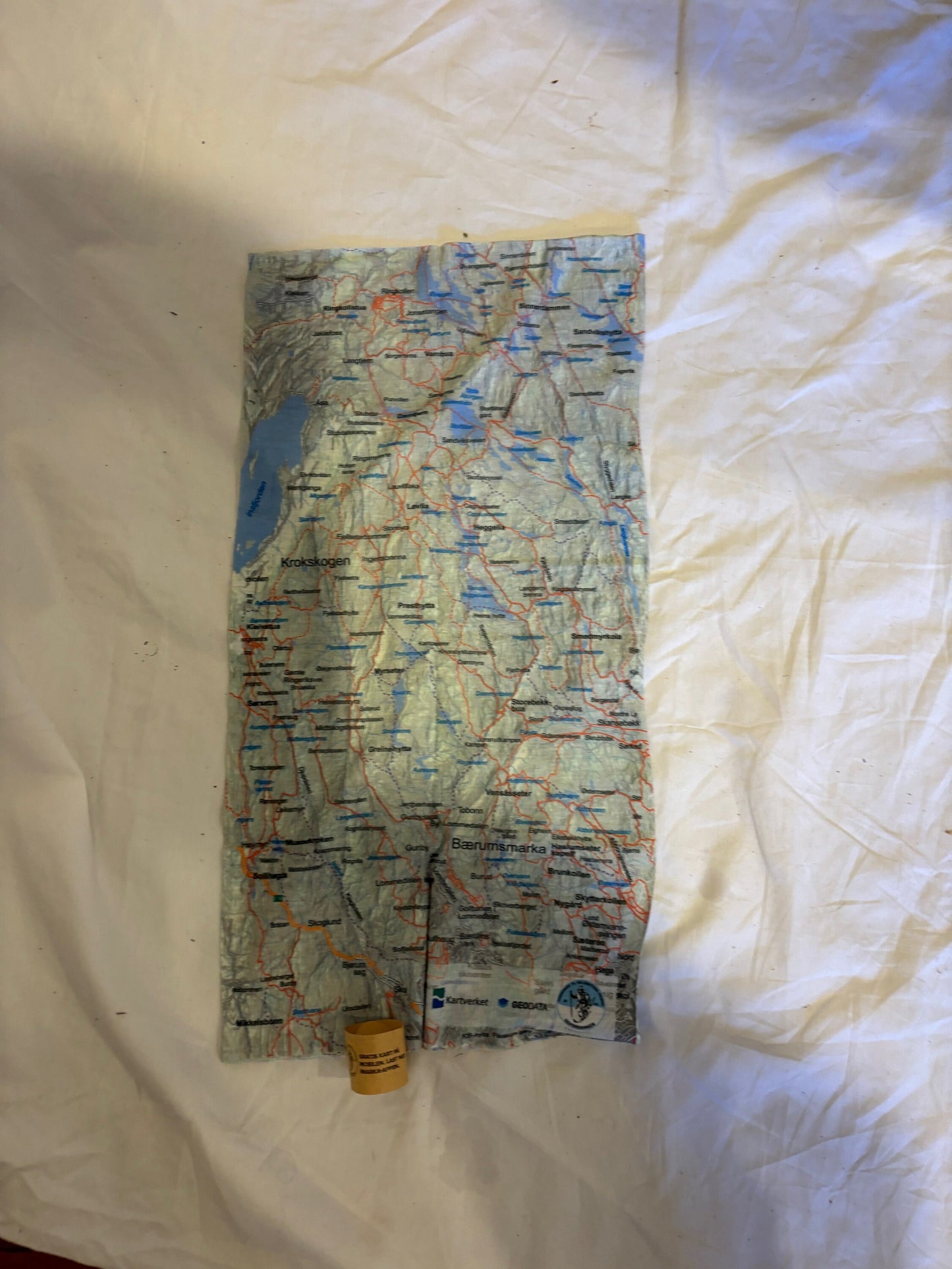 Oslo Cross-Country Ski Map Neck Gaiter/Buff