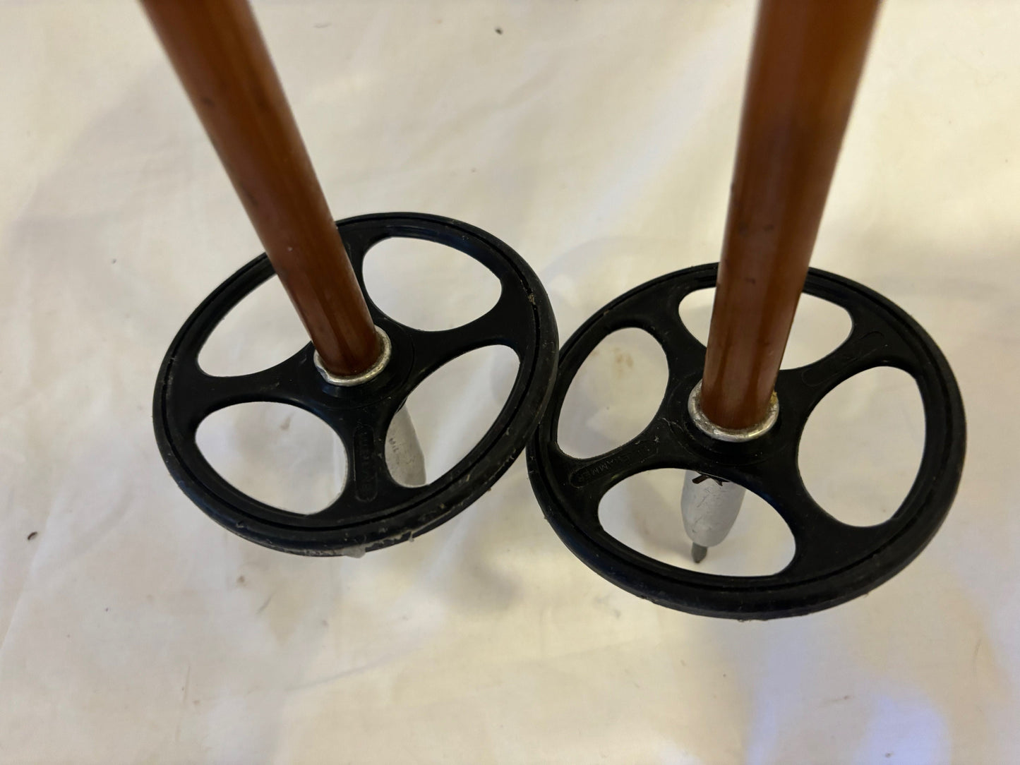 140cm Liljedahl of Norway 1960s Cross-Country Ski Racing Poles - BEAUTIFUL!!!