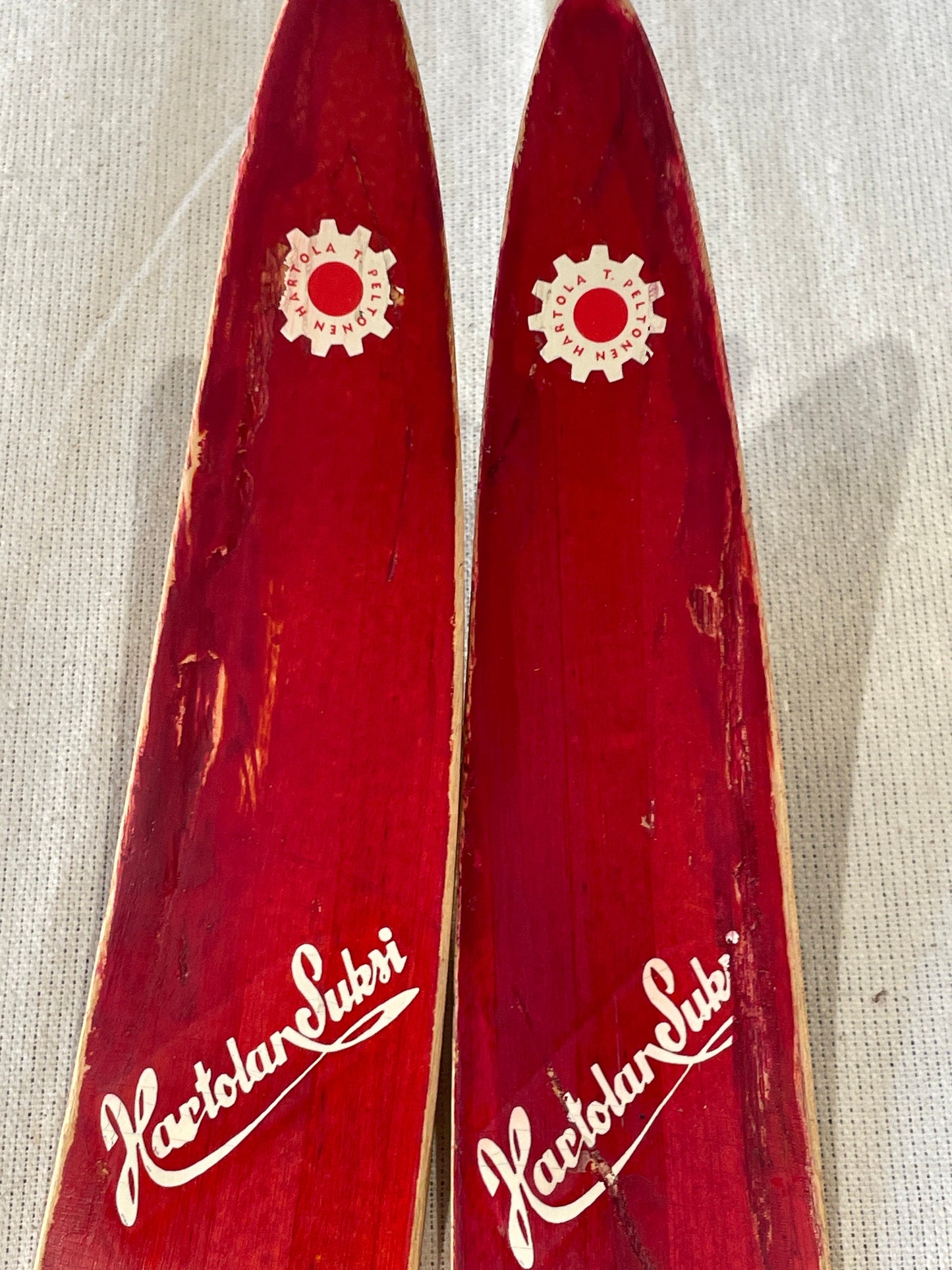 210cm Peltonen "Erikoiskilpa" Cross-Country Racing Skis - Late 1960s - RareRareRare