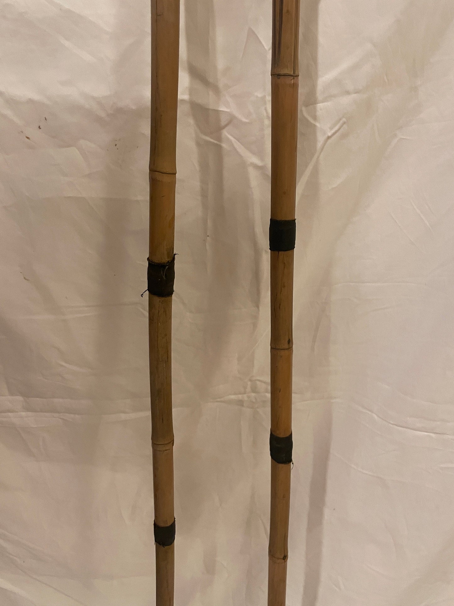 105cm Vintage Norwegian Bamboo Cross-Country Ski Poles - SURVIVORS!