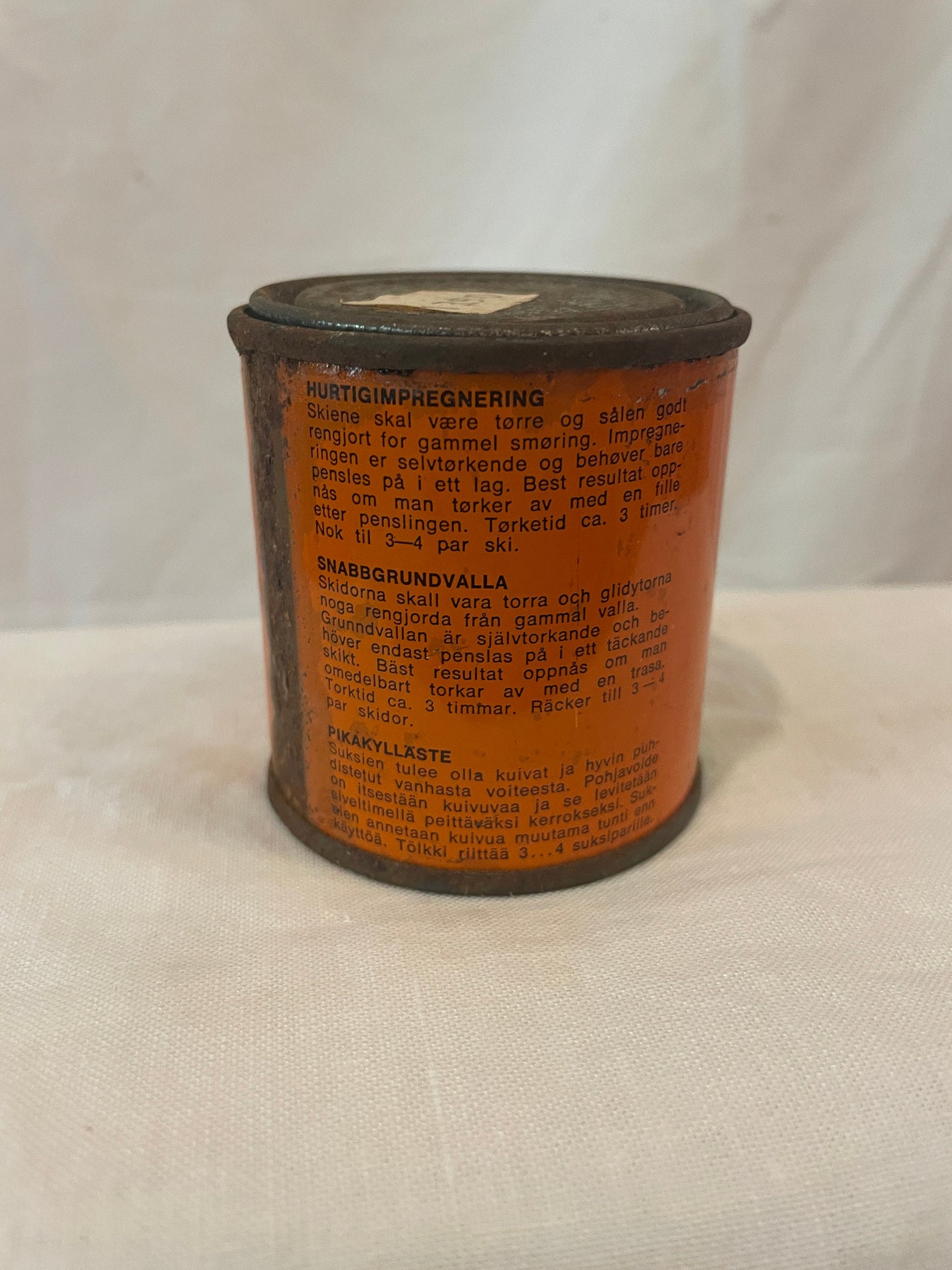 Swix Air-Dry Pine Tar for Wood Skis - UNOPENED Can