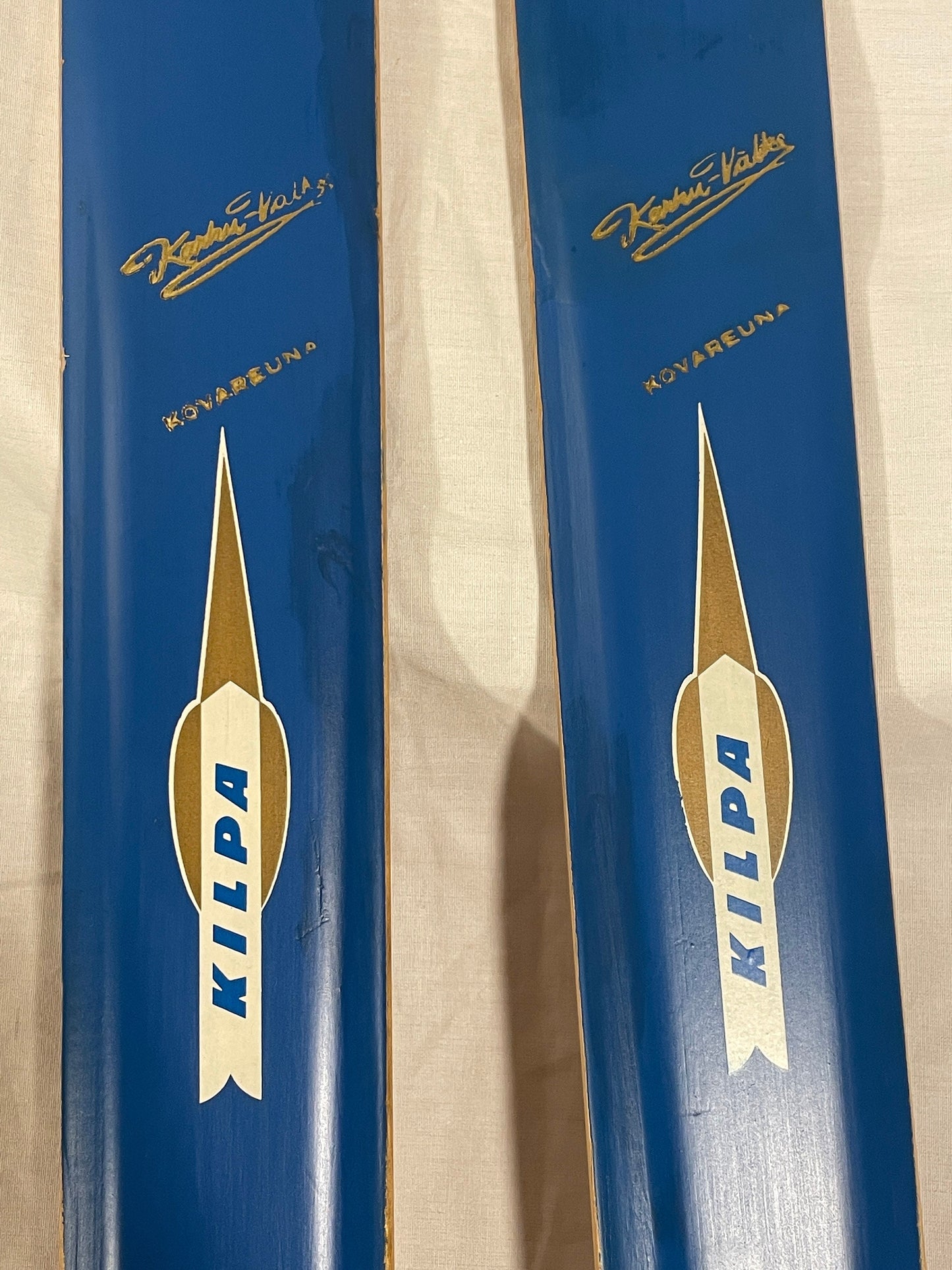 200cm Karhu "Kilpa" Wood Cross-Country Racing Skis - ALMOST NEW - Finland