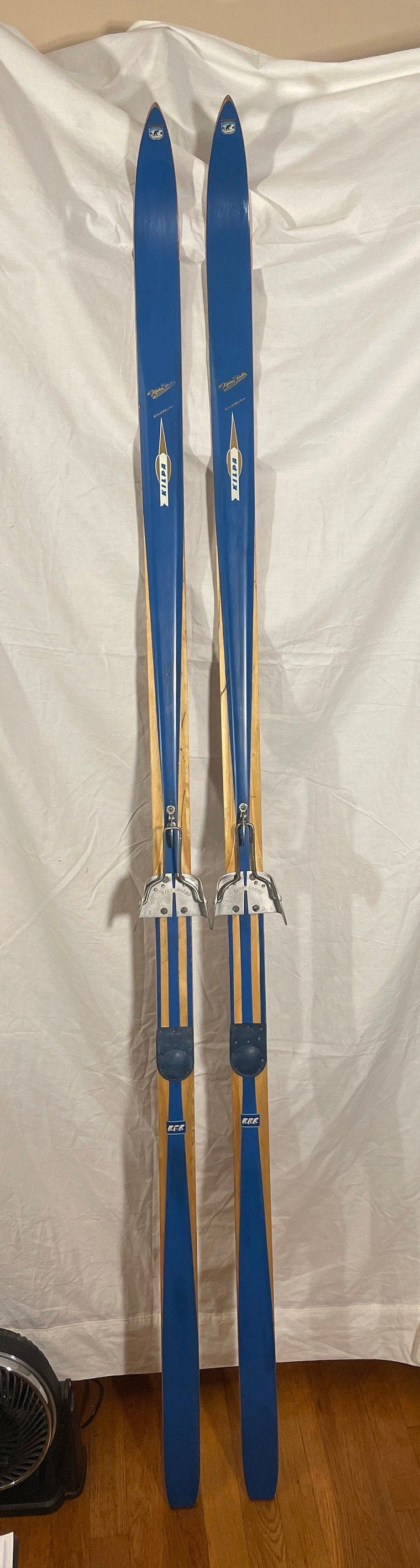 200cm Karhu "Kilpa" Wood Cross-Country Racing Skis - ALMOST NEW - Finland