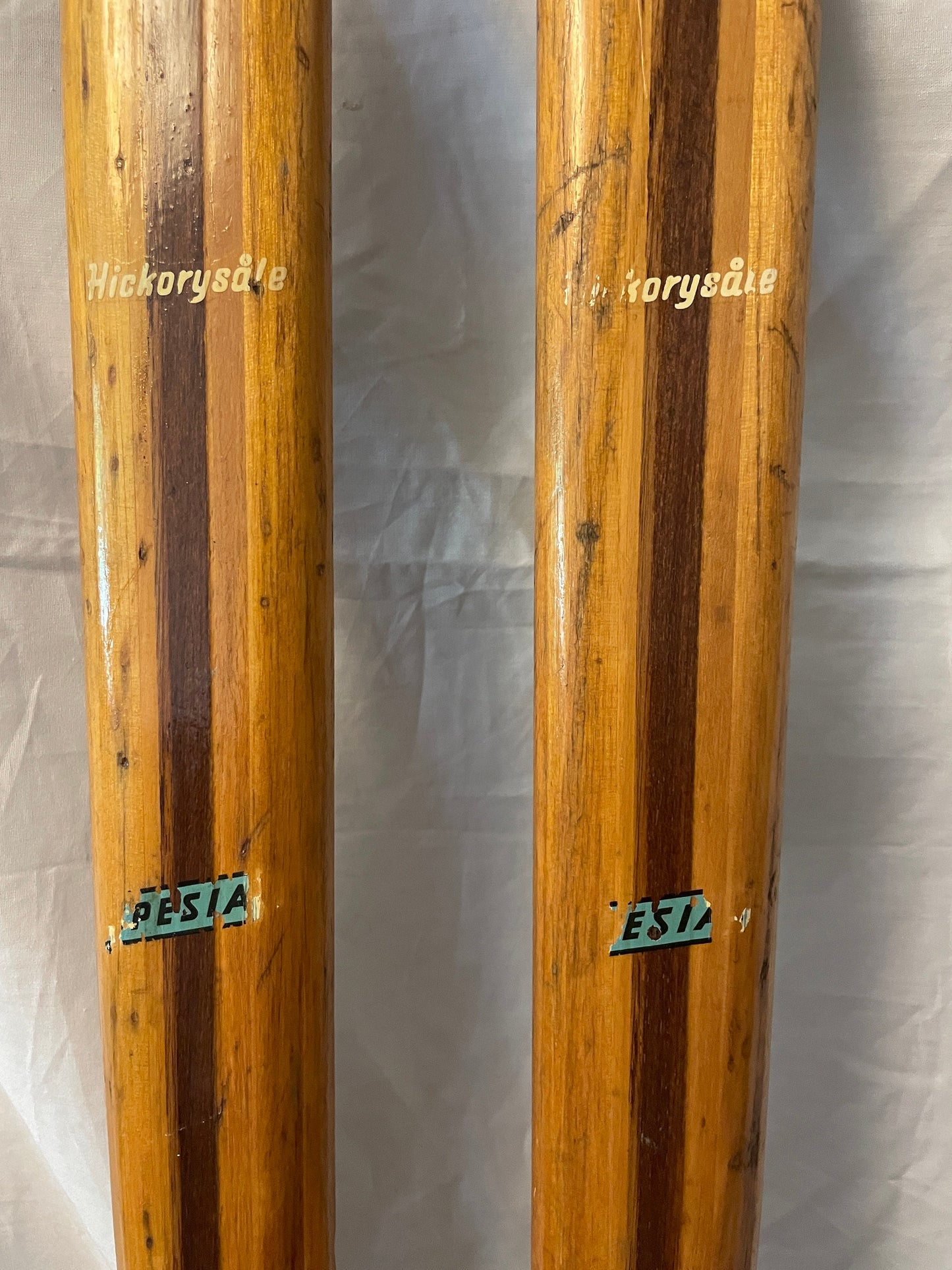 210cm Landsem Early 1960s Wood Cross-Country Racing Skis - Norway - History to the MAX!
