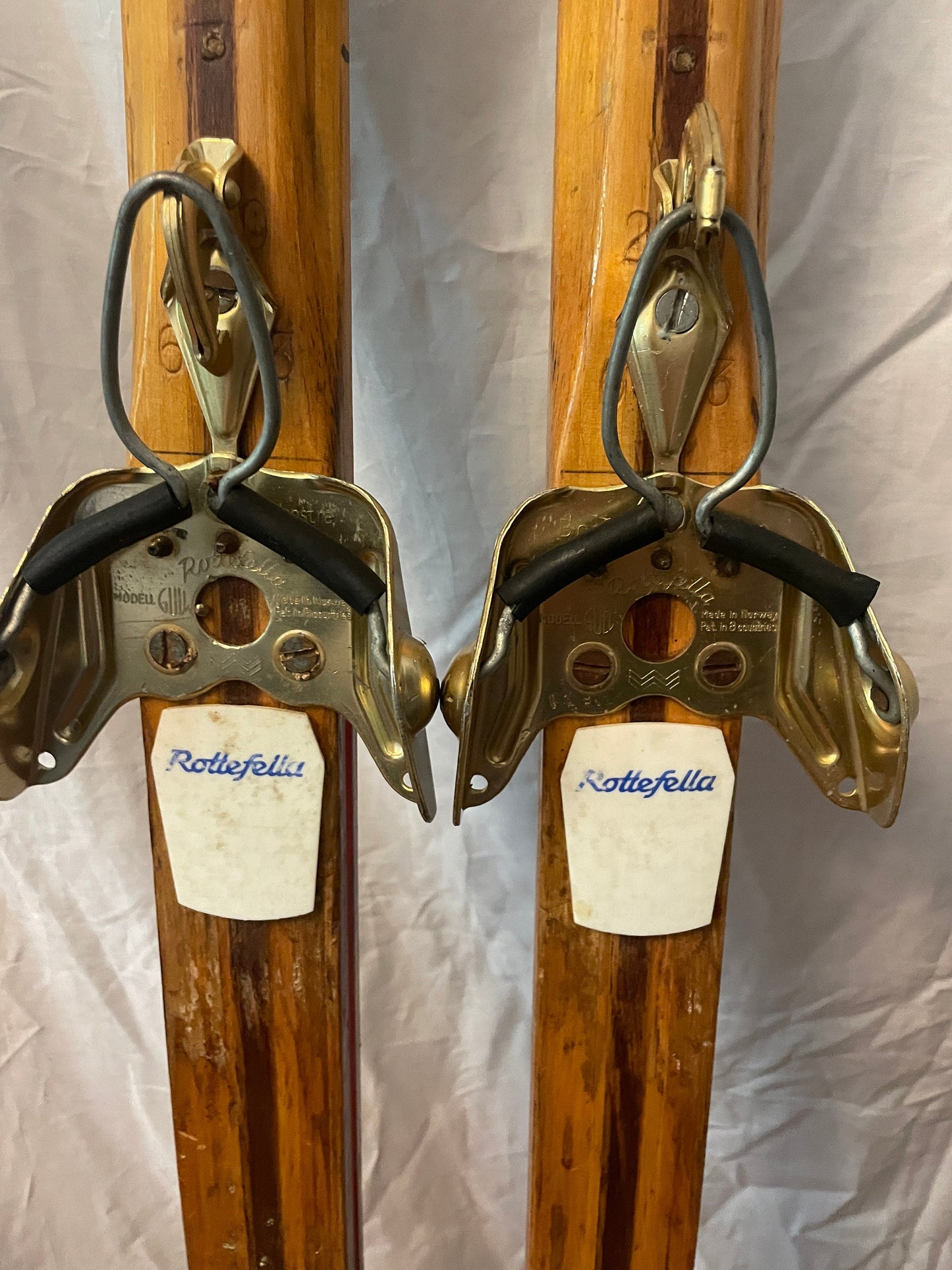 210cm Landsem Early 1960s Wood Cross-Country Racing Skis - Norway - History to the MAX!