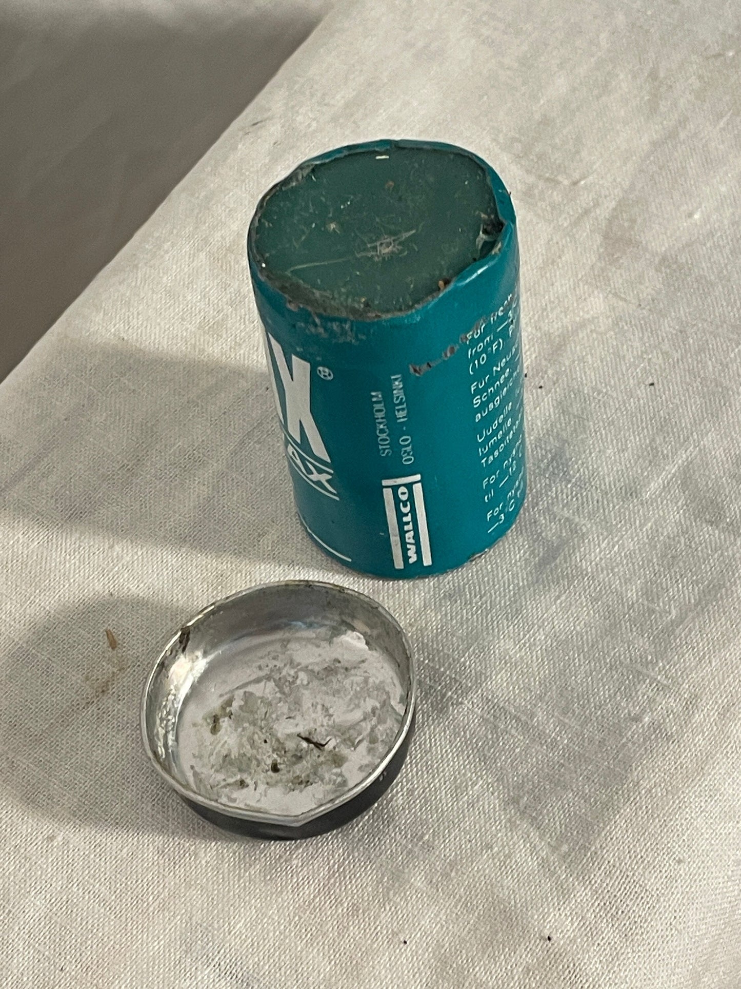 1960s Swix "Metal Cap" Hard Wax Tin - Unused