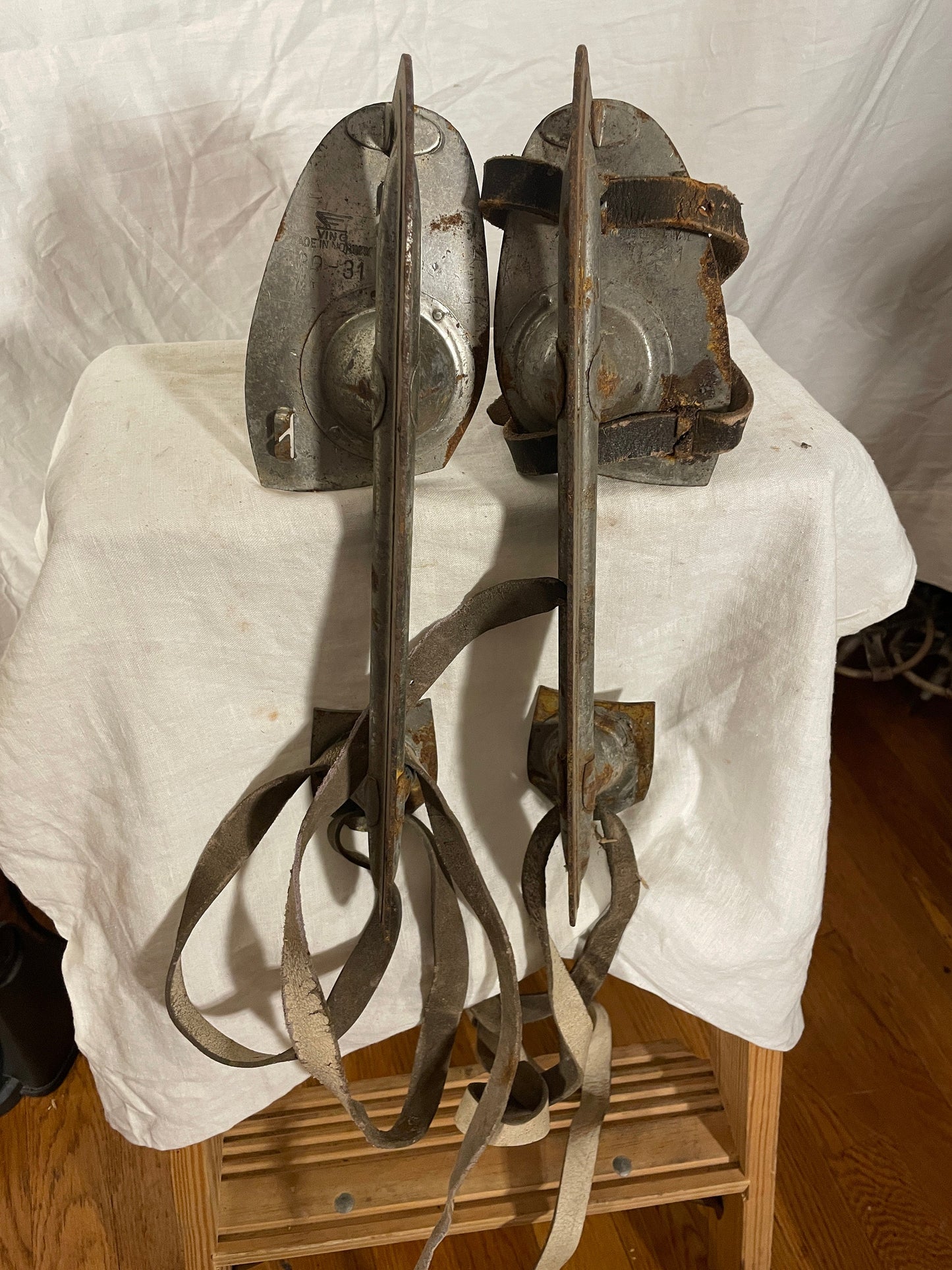 Vintage "Strap On" Ice Skates from Ving of Norway!!
