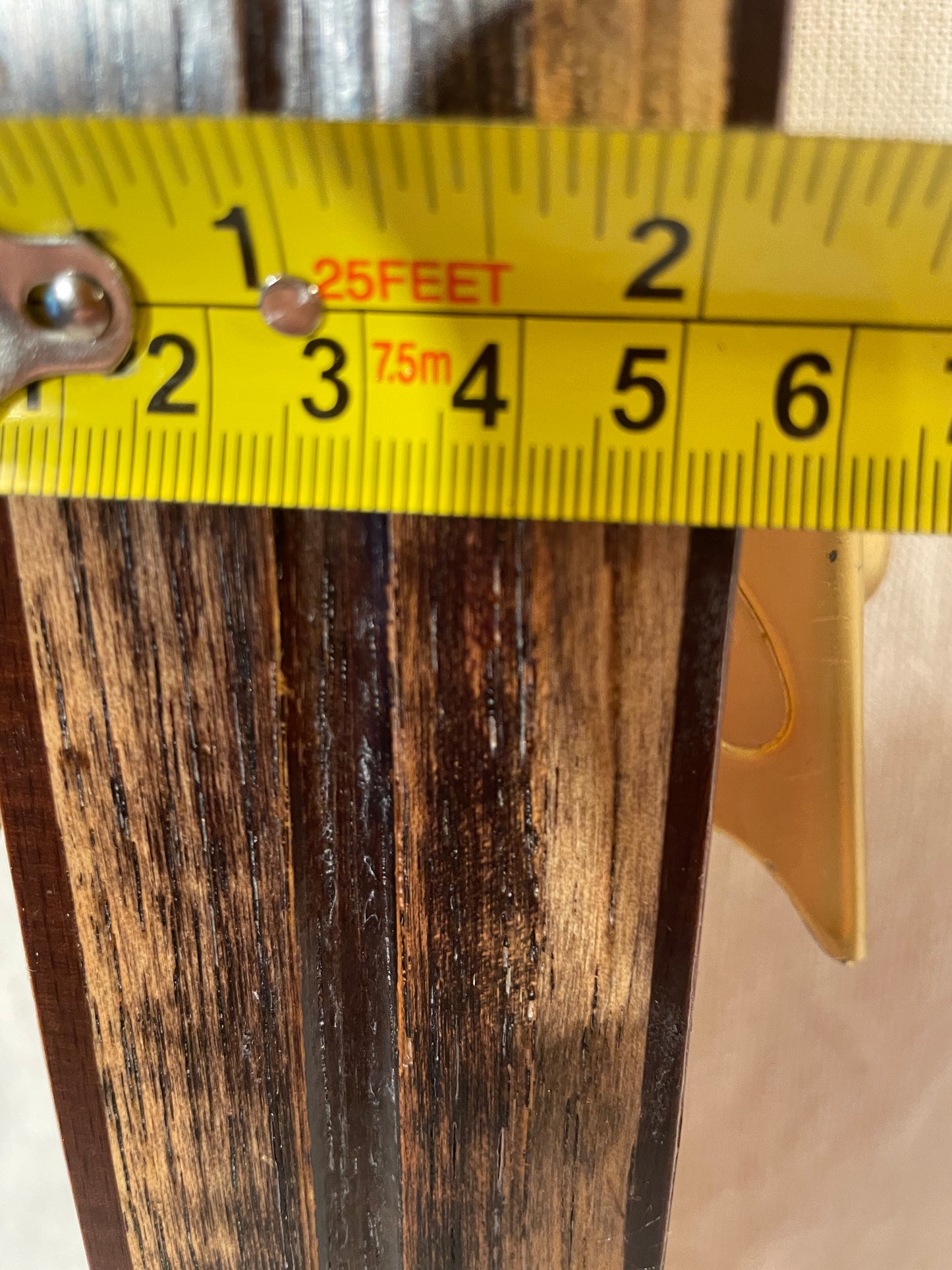 215cm Eggen "Green Stripe" Early 1970s Wood Cross-Country Touring Skis
