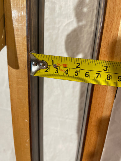 215cm Eggen "Green Stripe" Early 1970s Wood Cross-Country Touring Skis