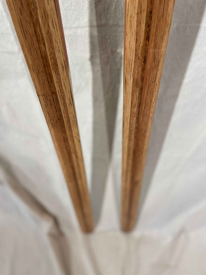 215cm Toppen Hallgeir Brenden "Balsa-Lett" Wood Cross-Country Racing Skis - RARE - 1960s