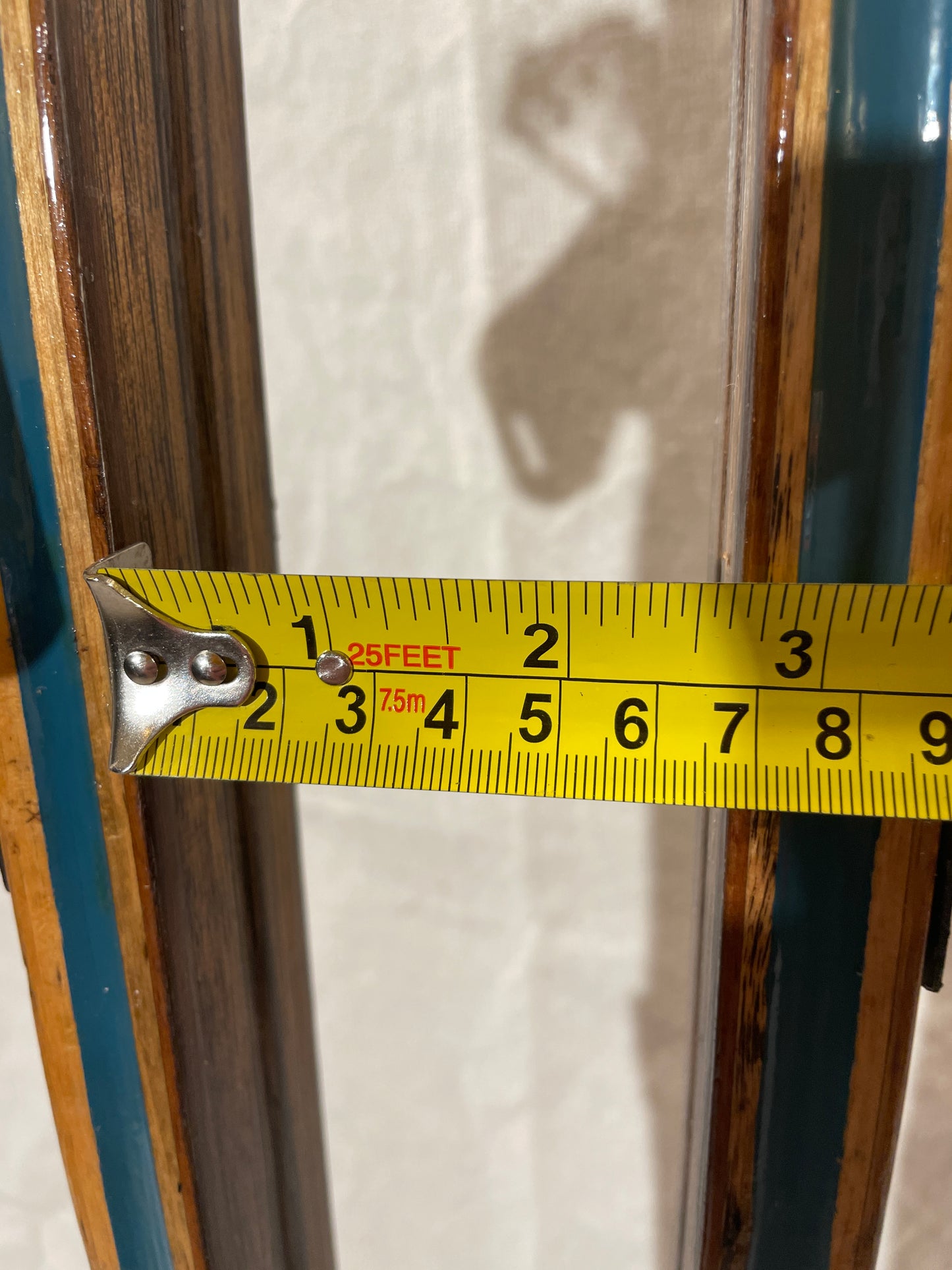 200cm Blå Skia Wood Nordic Racing Skis - Hickory Base - Completely Restored - Originally Sold by Eldar Hagen Oslo