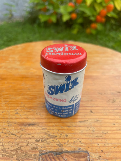 1950s Swix "Metal Cap" Hard Wax Tin - Unused!!