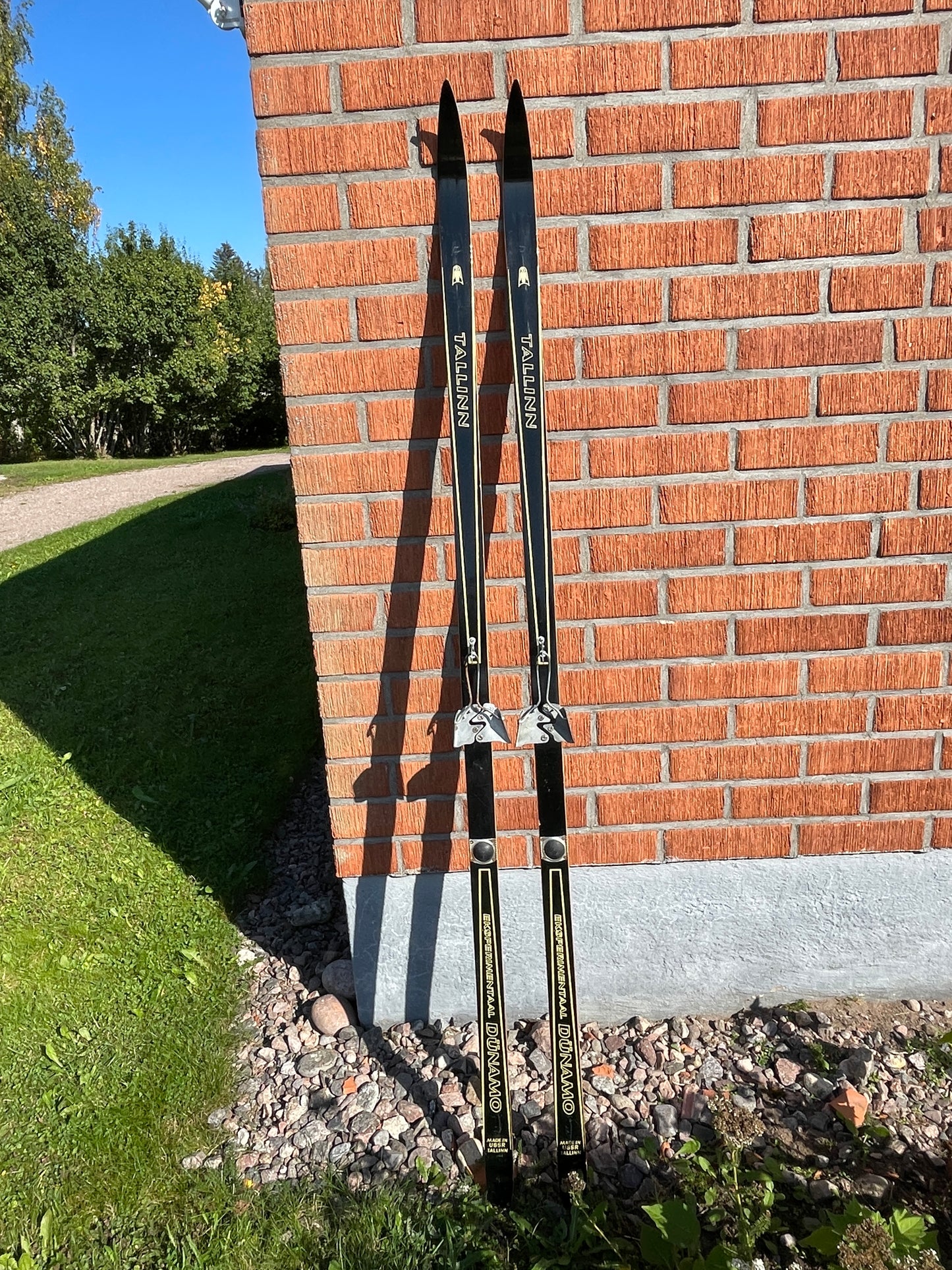 200cm Tallinn "Eksperimentaal Dünamo" 1970s Wood Cross-Country Skis - from USSR!!!