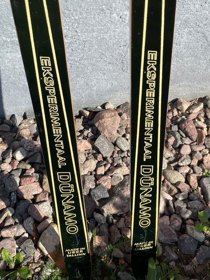 200cm Tallinn "Eksperimentaal Dünamo" 1970s Wood Cross-Country Skis - from USSR!!!