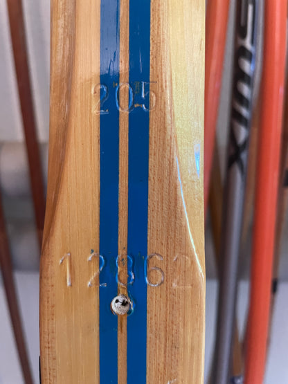 205cm Kongsberg "Spesial Langrenn" Wood Cross-Country Racing Skis - 1970s - Beautiful Condition!!