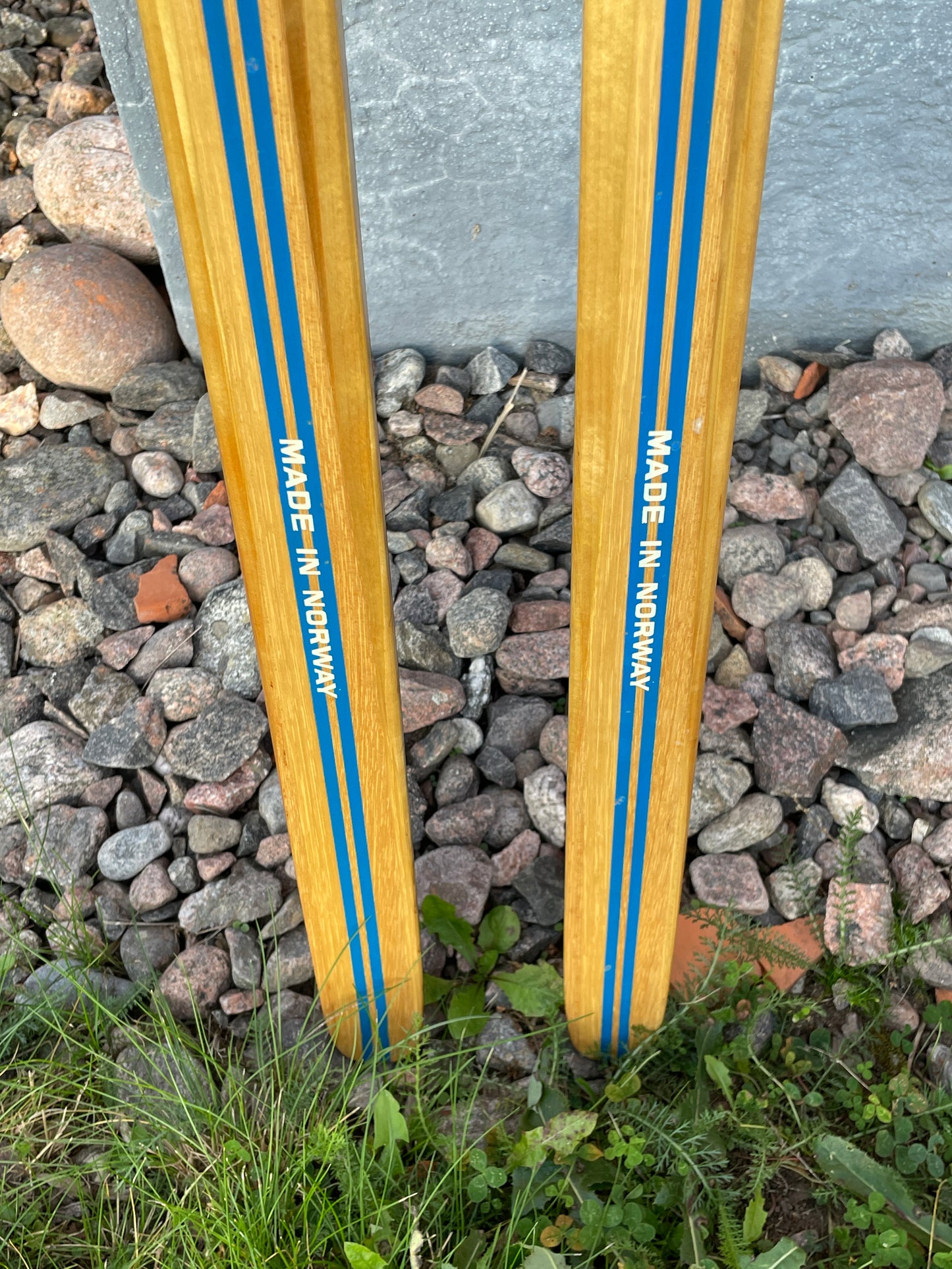 205cm Kongsberg "Spesial Langrenn" Wood Cross-Country Racing Skis - 1970s - Beautiful Condition!!