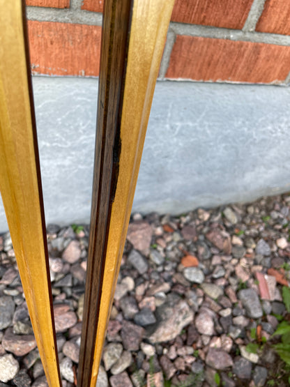 205cm Kongsberg "Spesial Langrenn" Wood Cross-Country Racing Skis - 1970s - Beautiful Condition!!