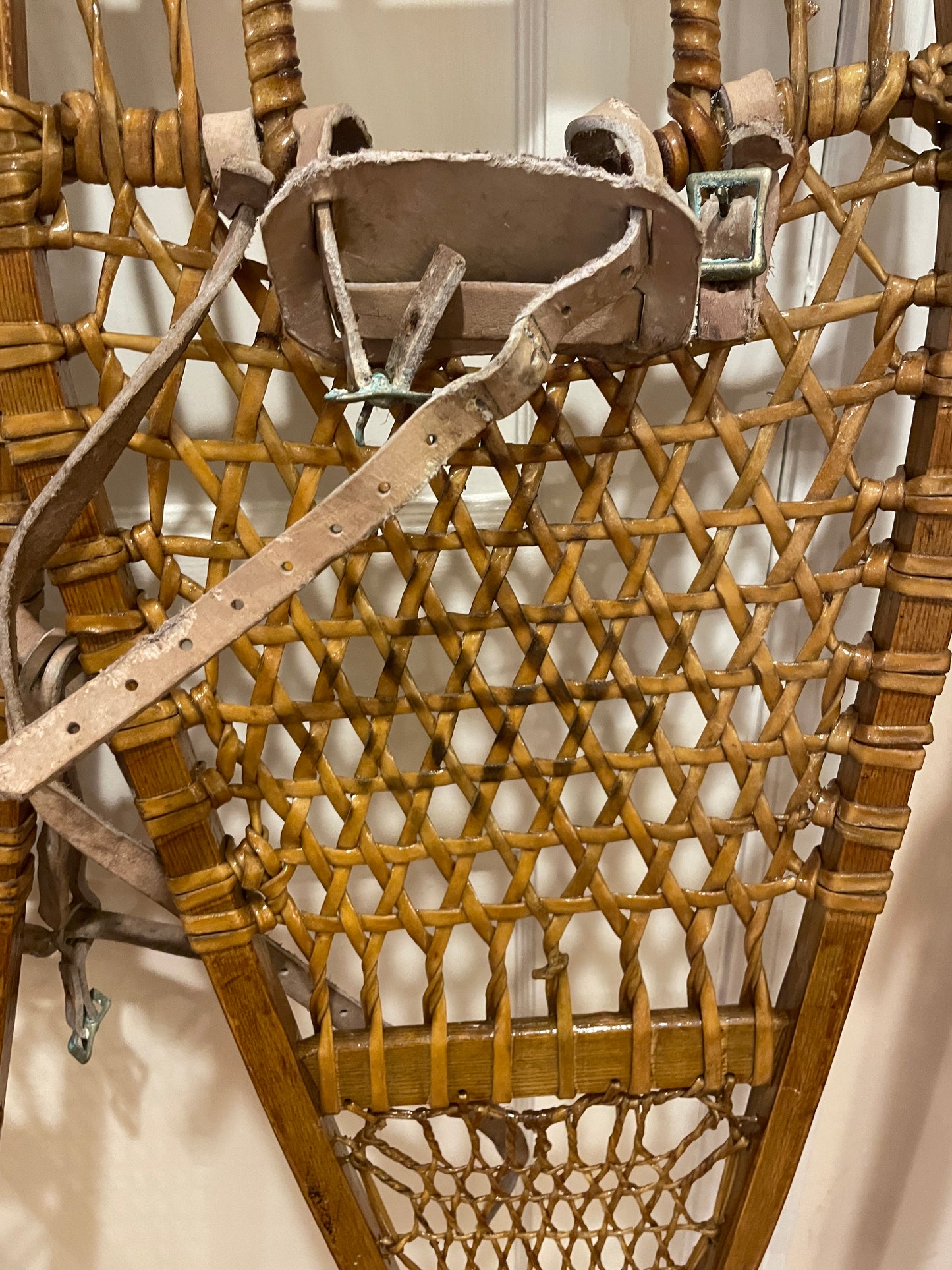W.H. Tubbs Alaskan-Style Snowshoes - Klondike Model No. 76 - 13" x 60" - 100 Years Old!!!