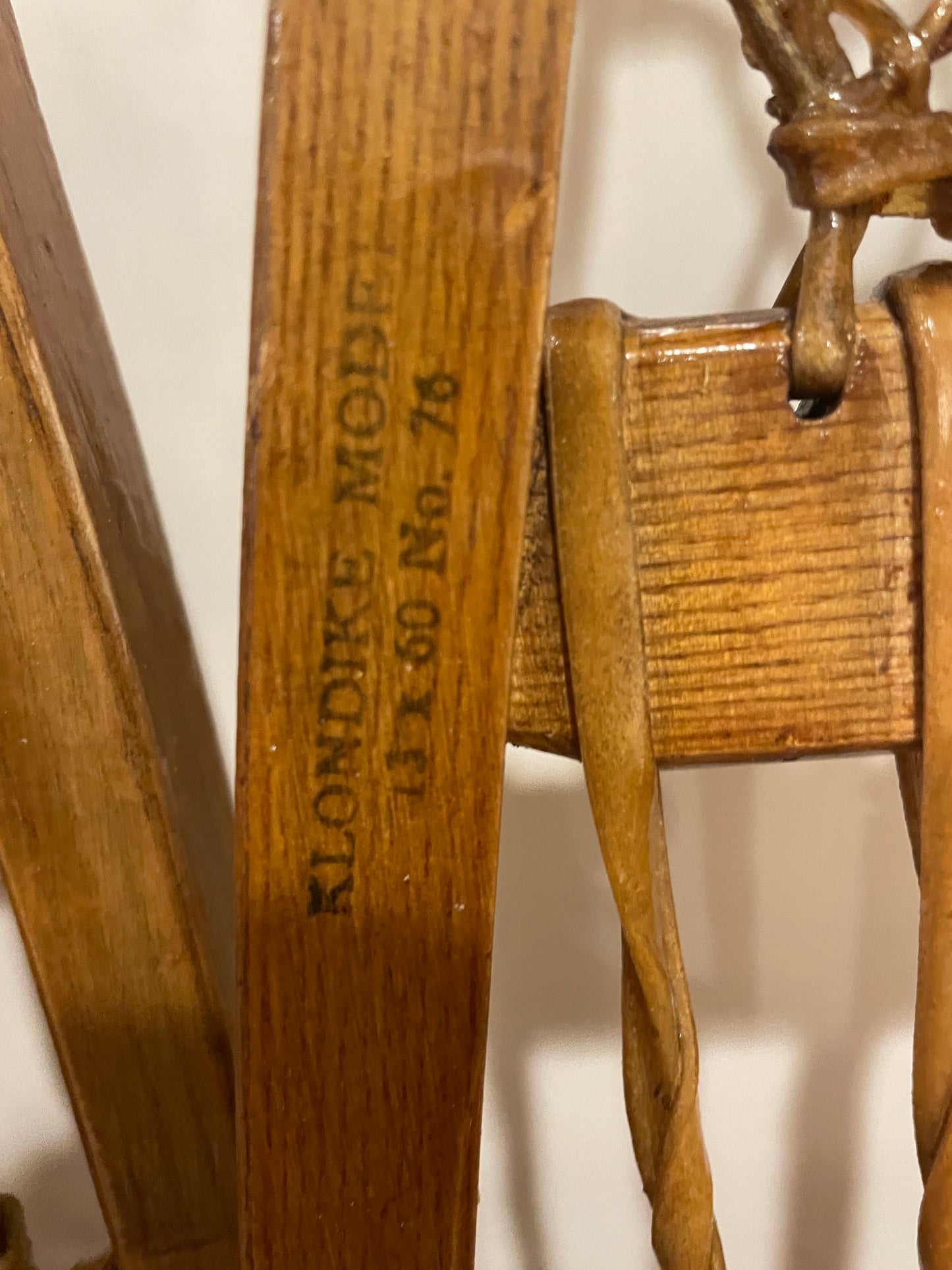 W.H. Tubbs Alaskan-Style Snowshoes - Klondike Model No. 76 - 13" x 60" - 100 Years Old!!!